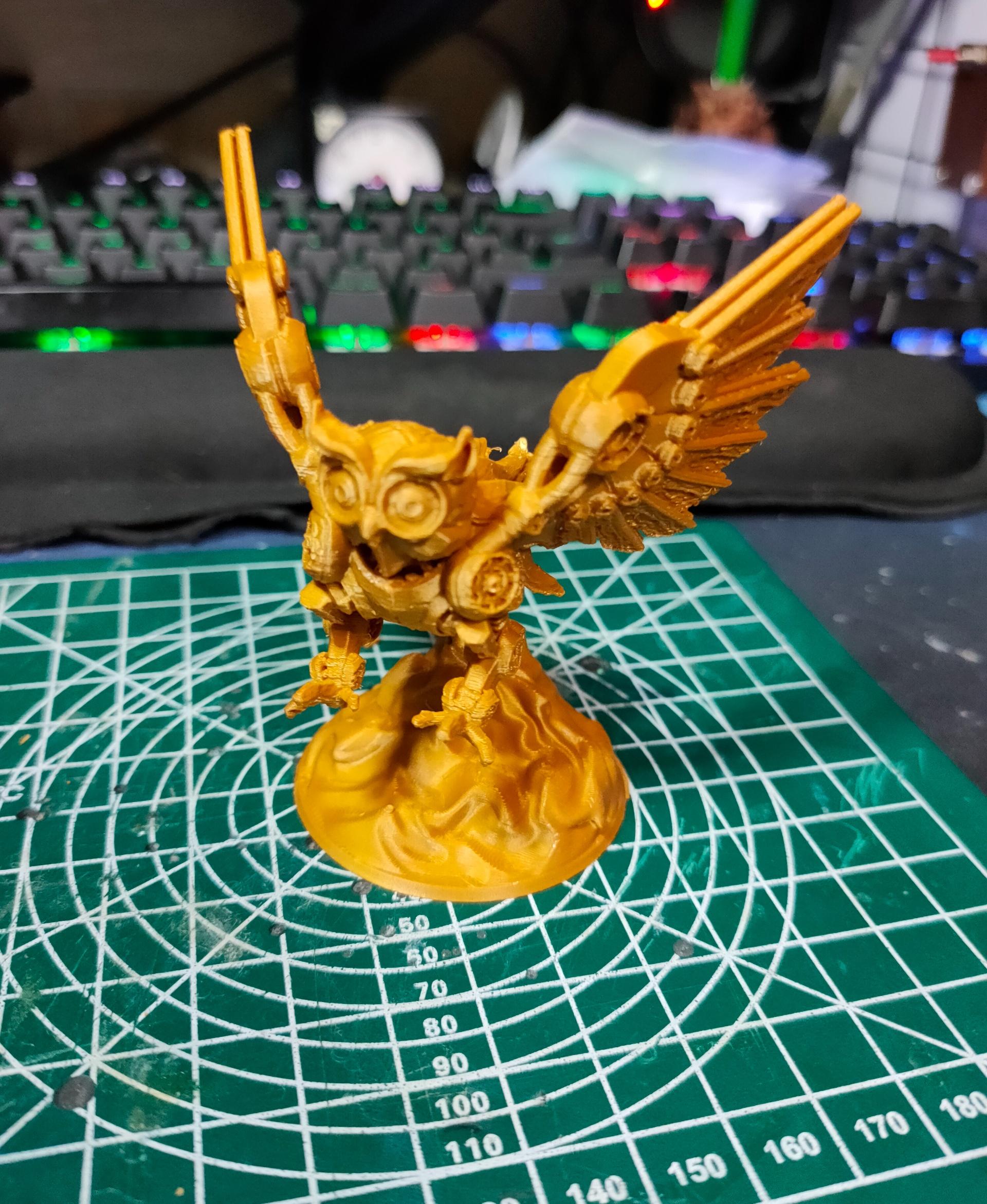 Chronowing (free) - printed in petg on an x1 carbon at 0.16mm layer supports where a bit of a pain (petg always are) but it looks great thanks - 3d model