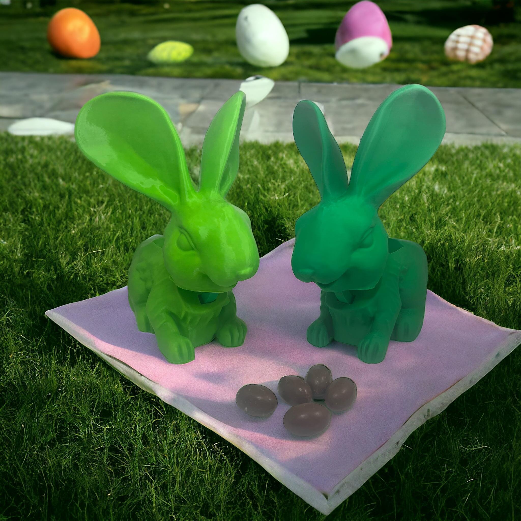 Easter Bunny eggs dispenser 3d model