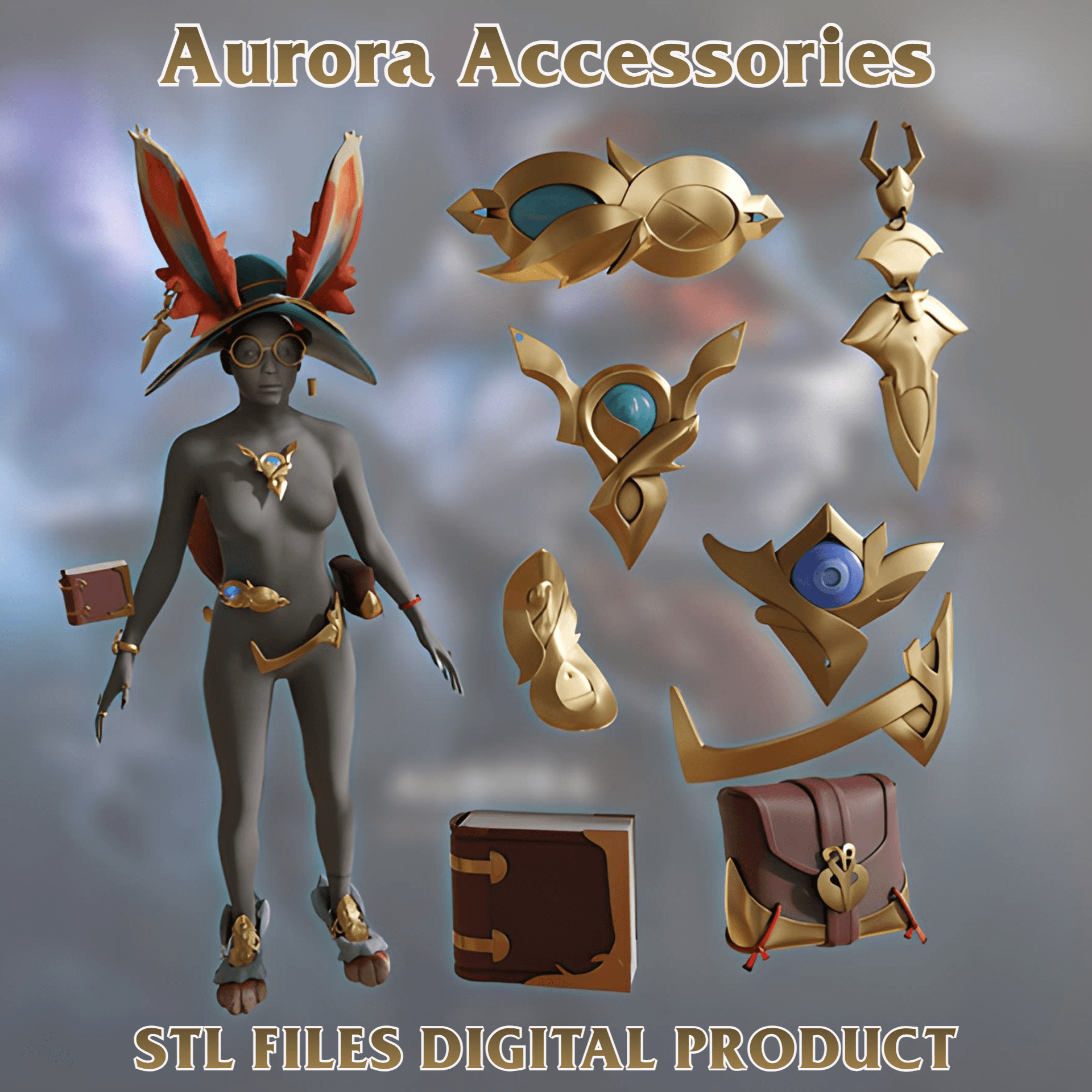 Aurora Accessories League Of Legends STL 3d model