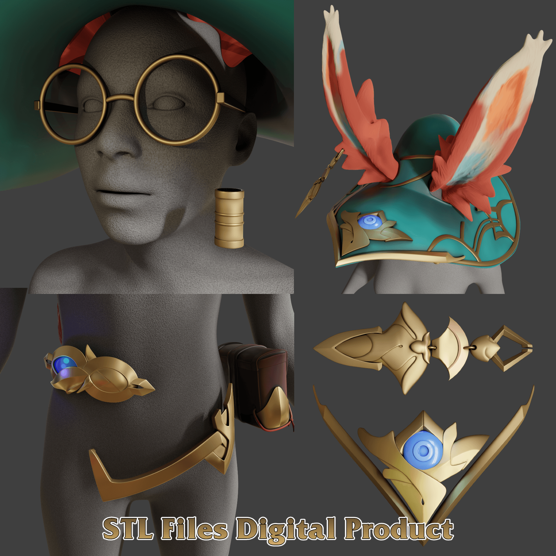 Aurora Accessories League Of Legends STL 3d model