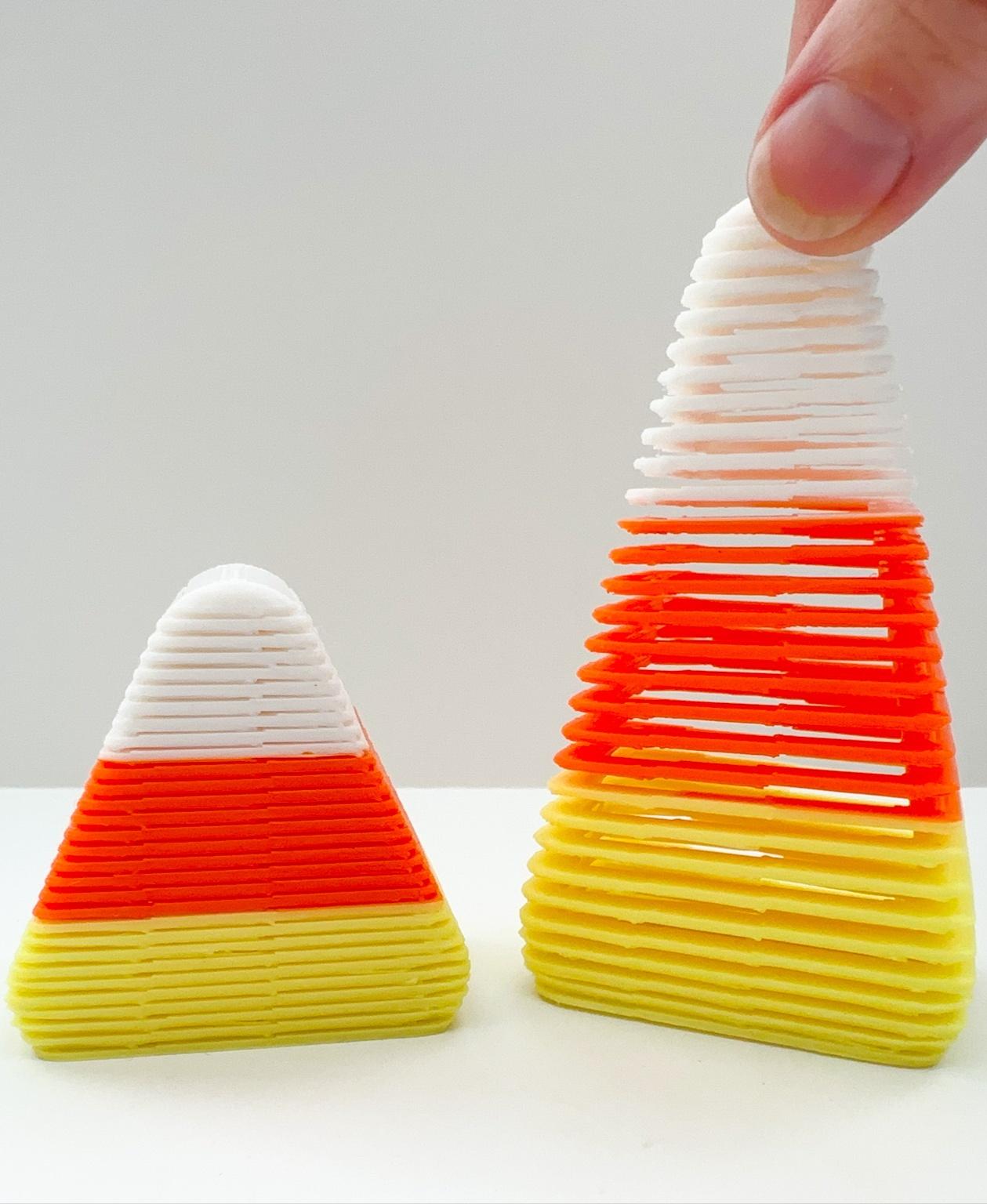 Candy Corn Slinky 3d model