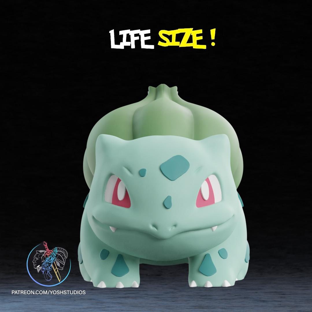 Life Sized Bulbasaur 3D Print File STL 3d model