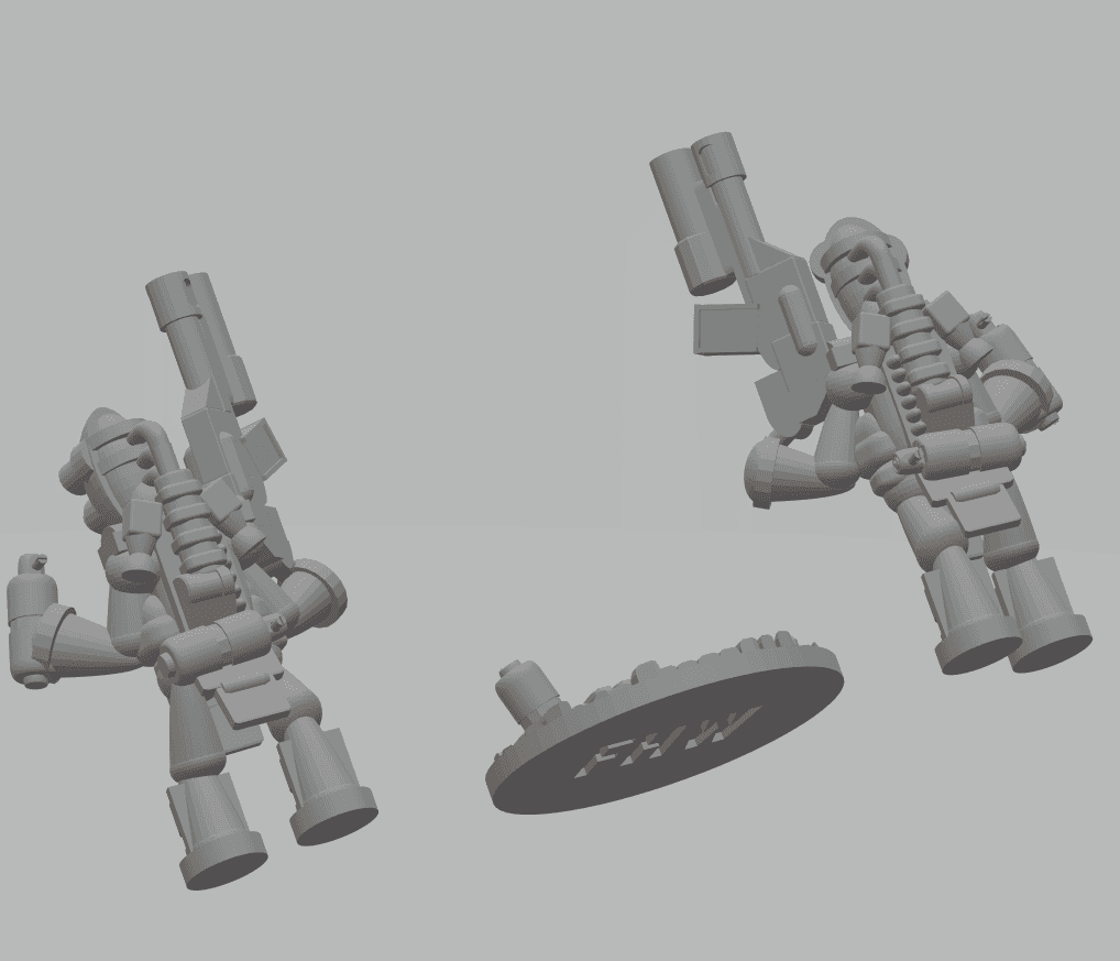 FHW: Weird Troopers Grenadier Mega Pack 3d model