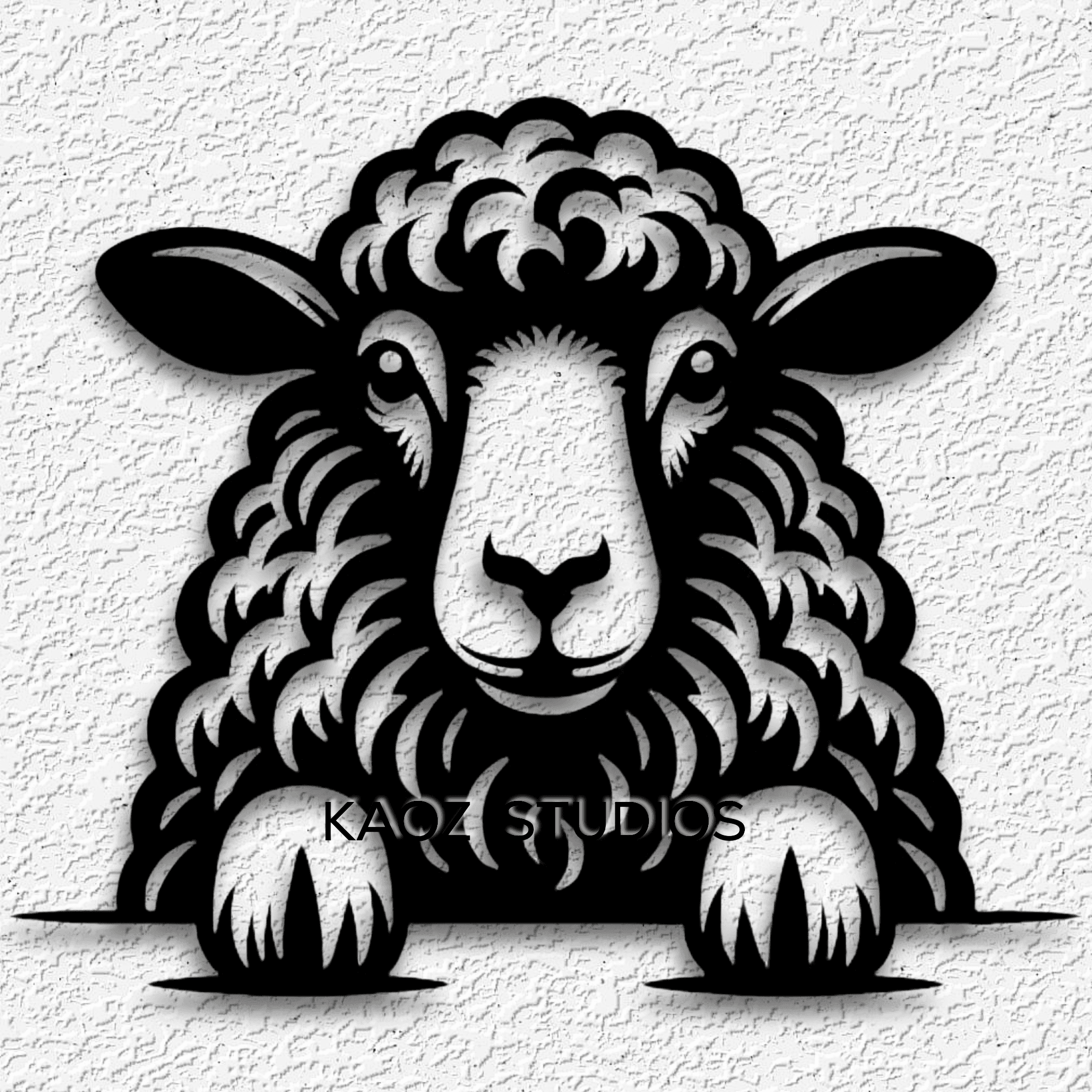 sheep wall decor lamb wall art 3d model