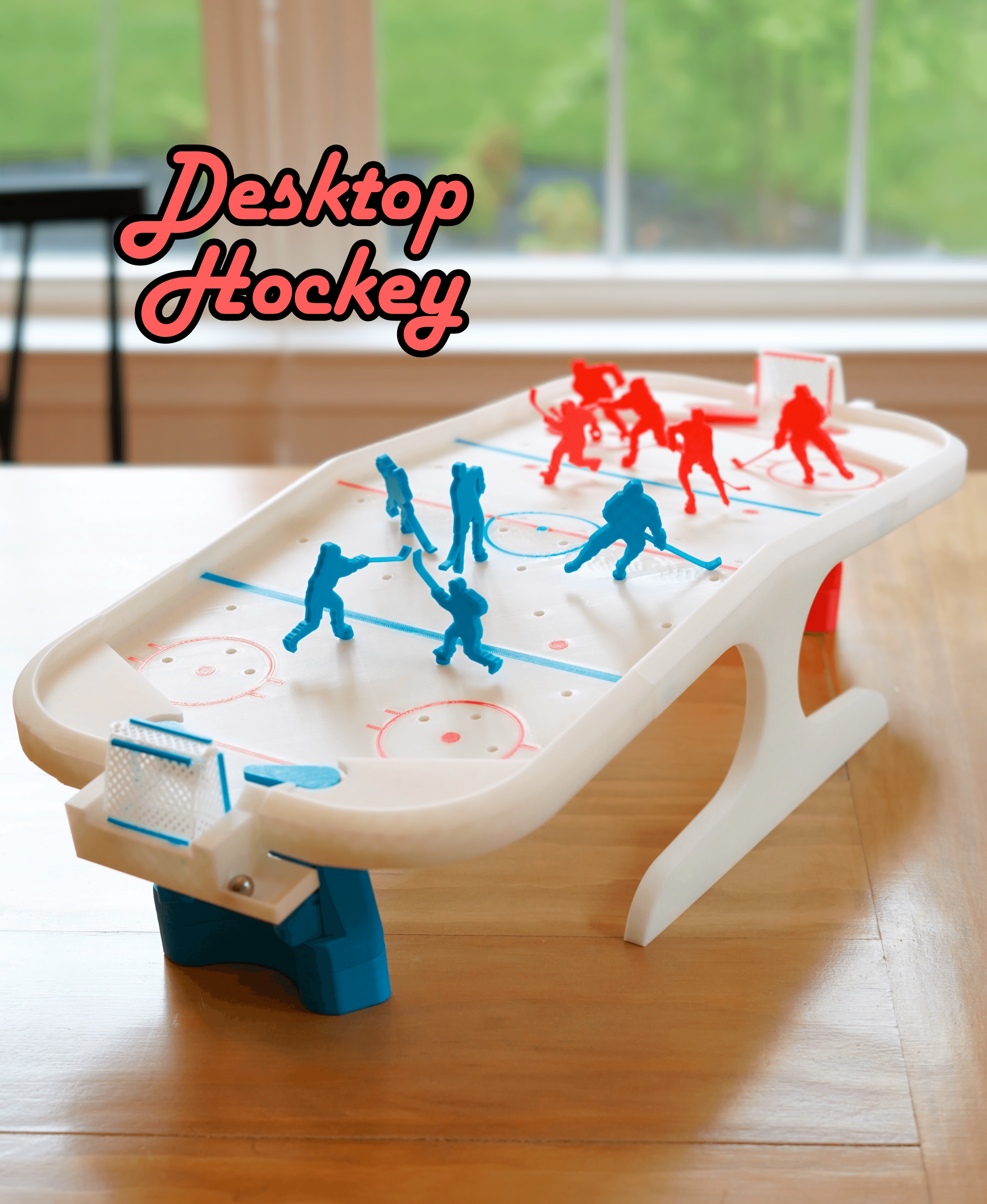 Desktop Hockey 3d model