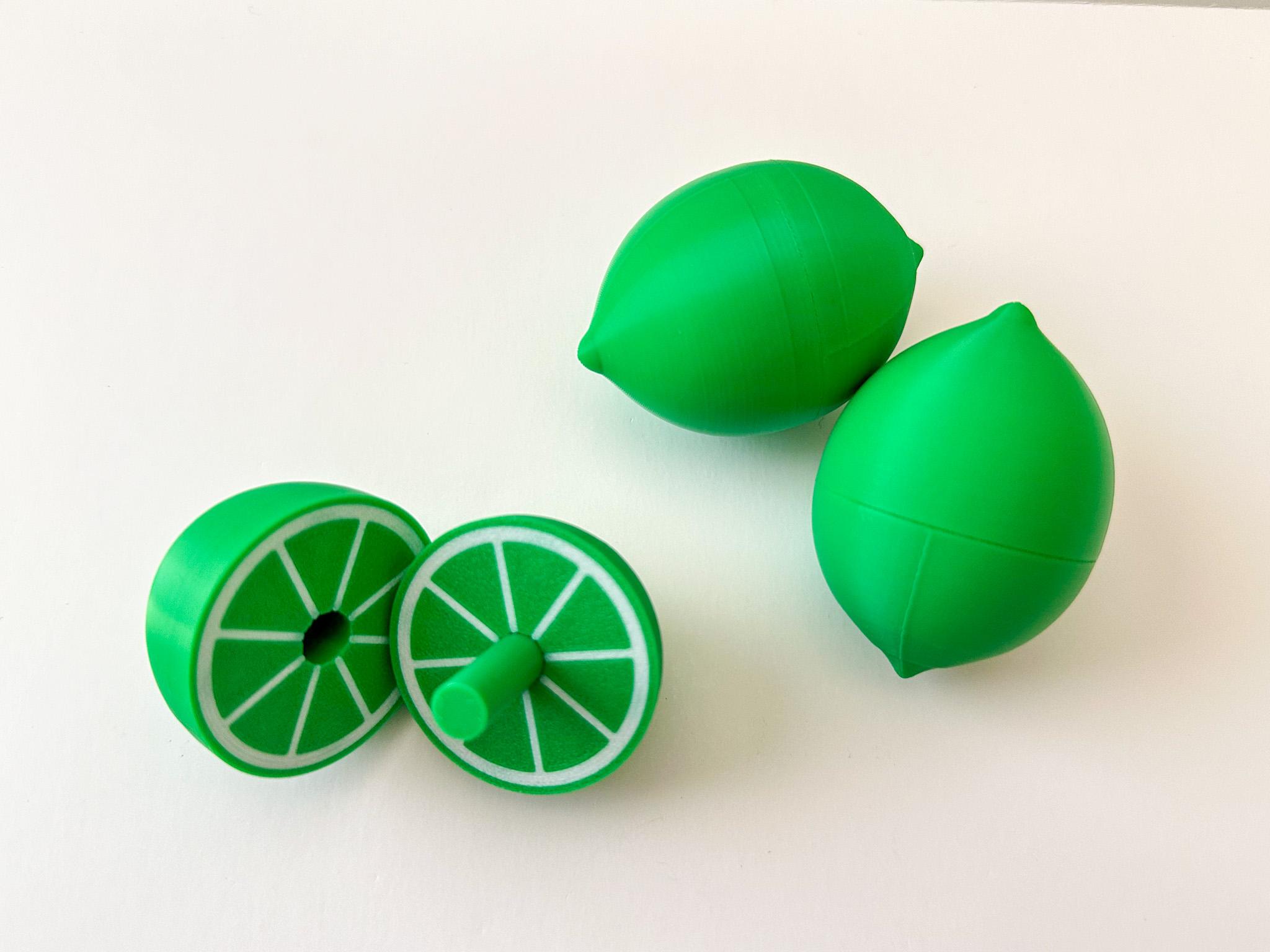 Clicky Citrus Spinners (2-in-1 Fidget Toys) 3d model