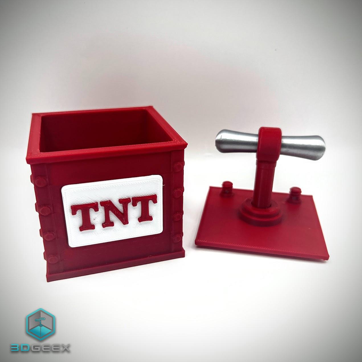 TNT Detonator Secret Boxes 3d model
