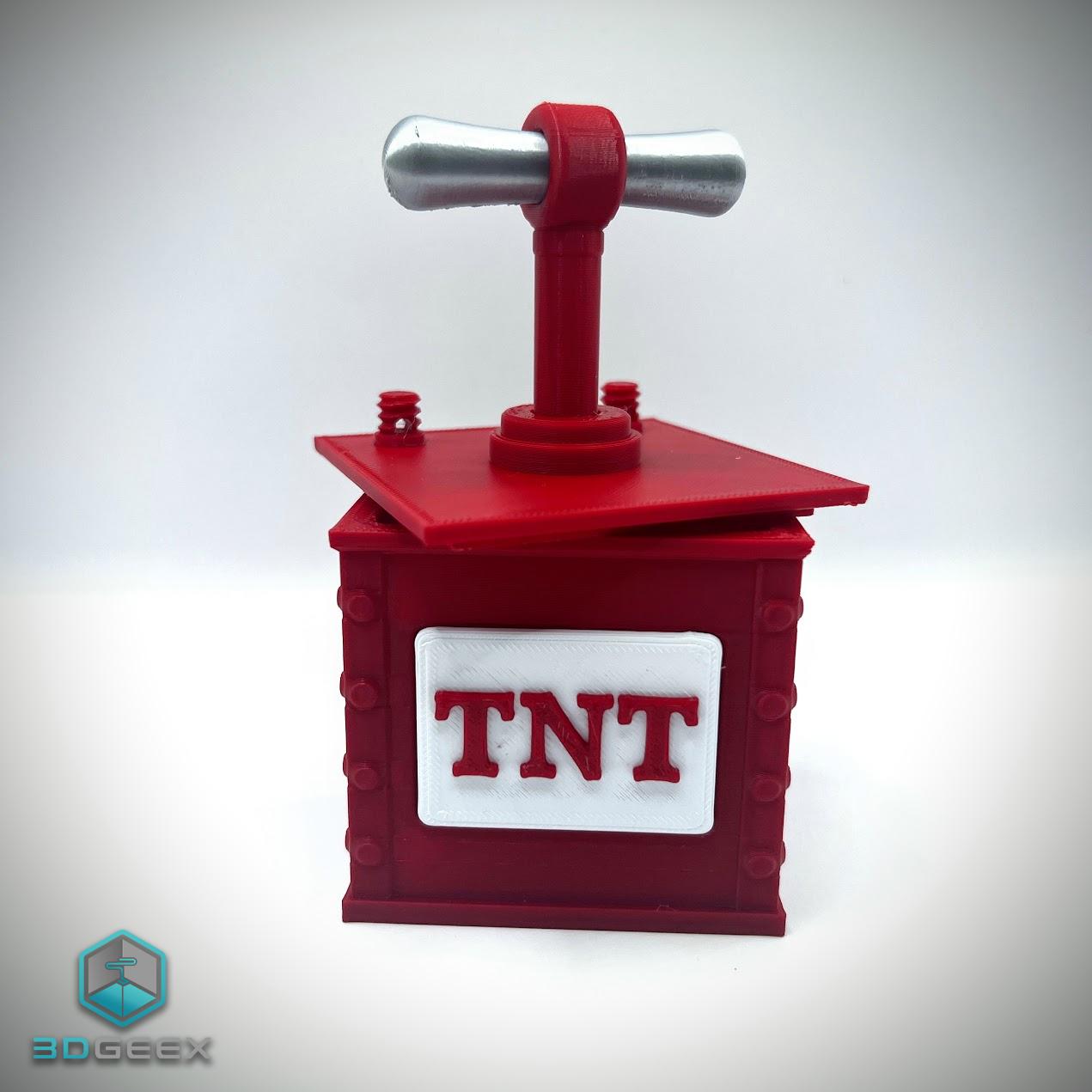 TNT Detonator Secret Boxes 3d model