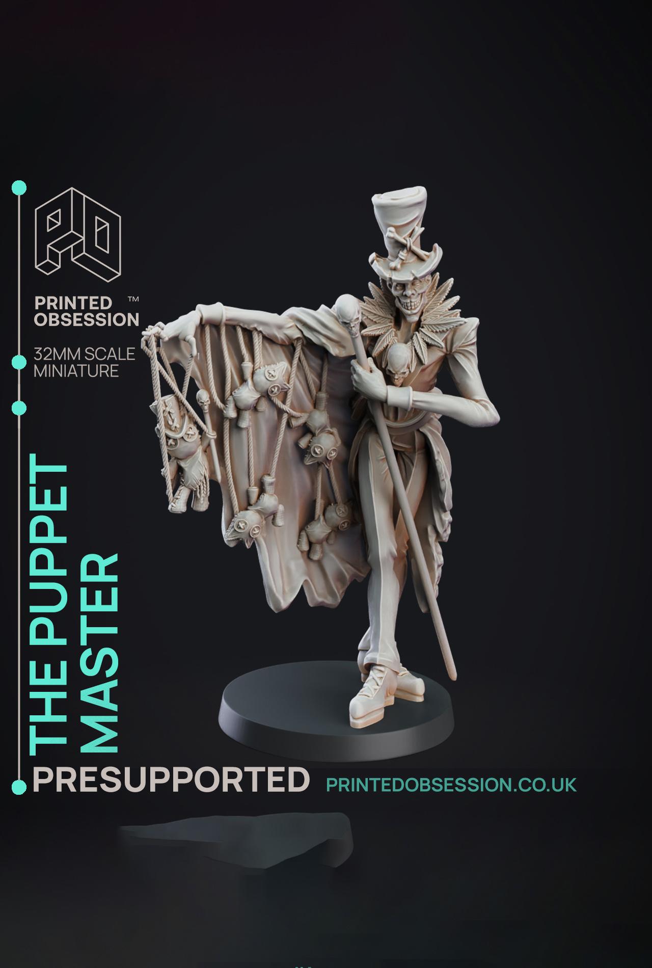 Puppet Master - Puppet Master Show - PRESUPPORTED - Illustrated and Stats - 32mm scale			 3d model