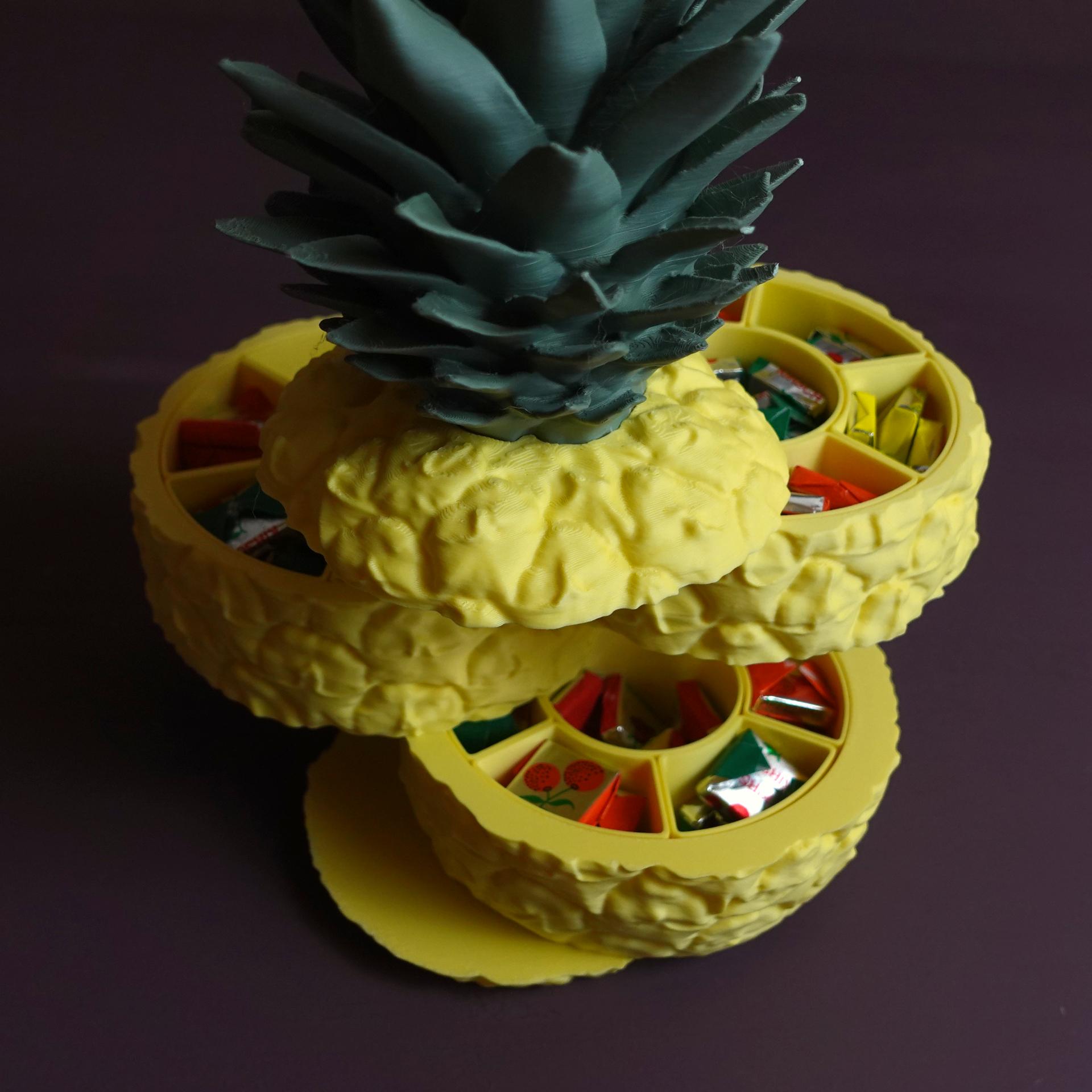 Sliced Ananas 3d model