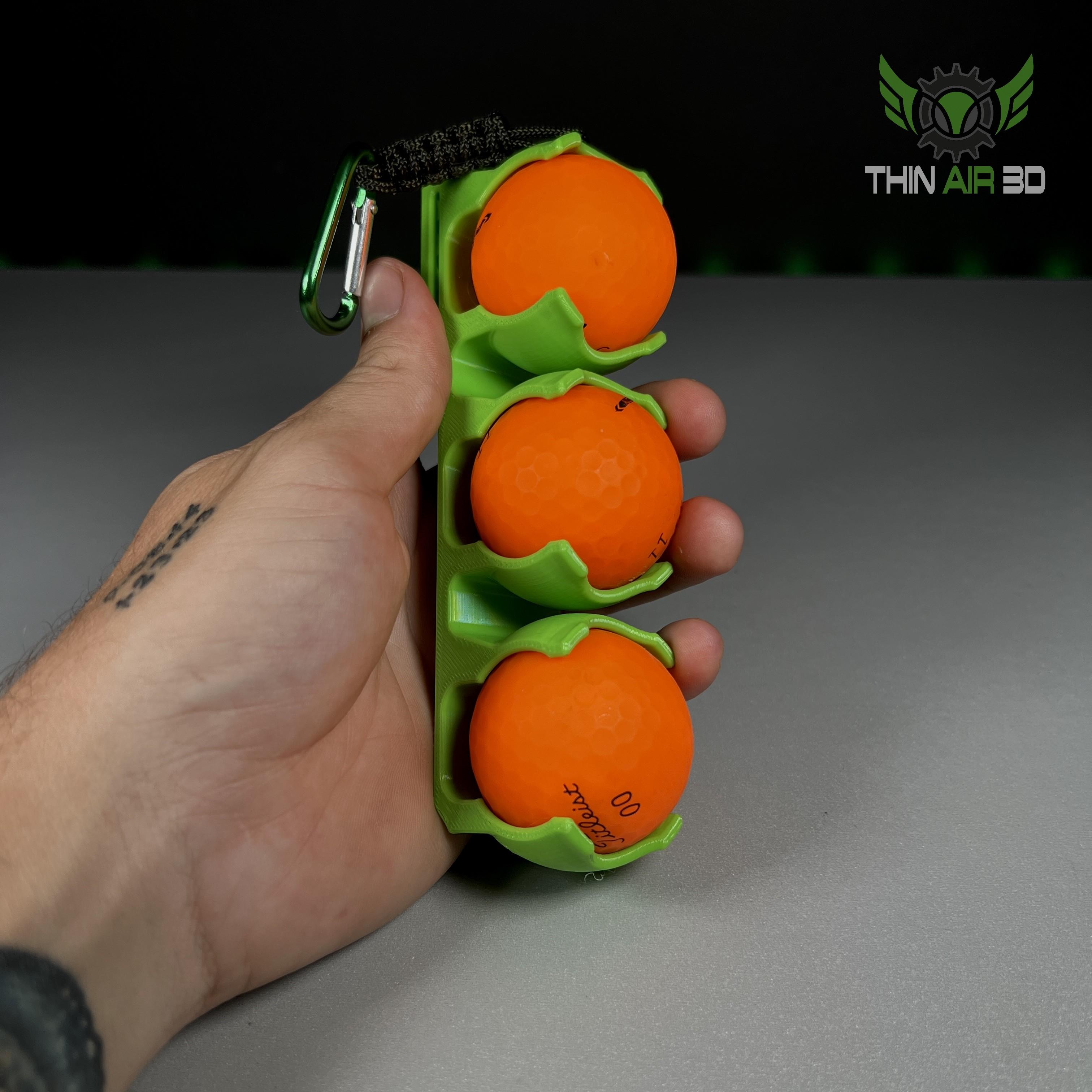 Golf Ball Bag Clip - 3D model by ThinAir3D on Thangs