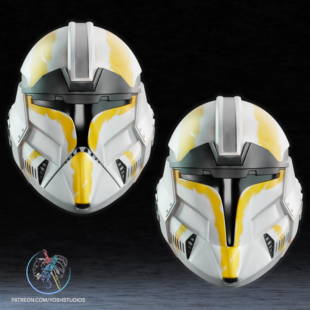 Clone Diver Helmet 3D Printer File STL Helldivers Clone Trooper 3d model