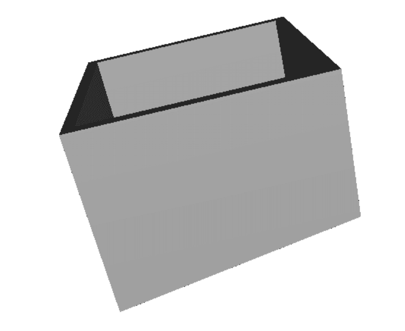 Wall Box - Used with command strips 3d model