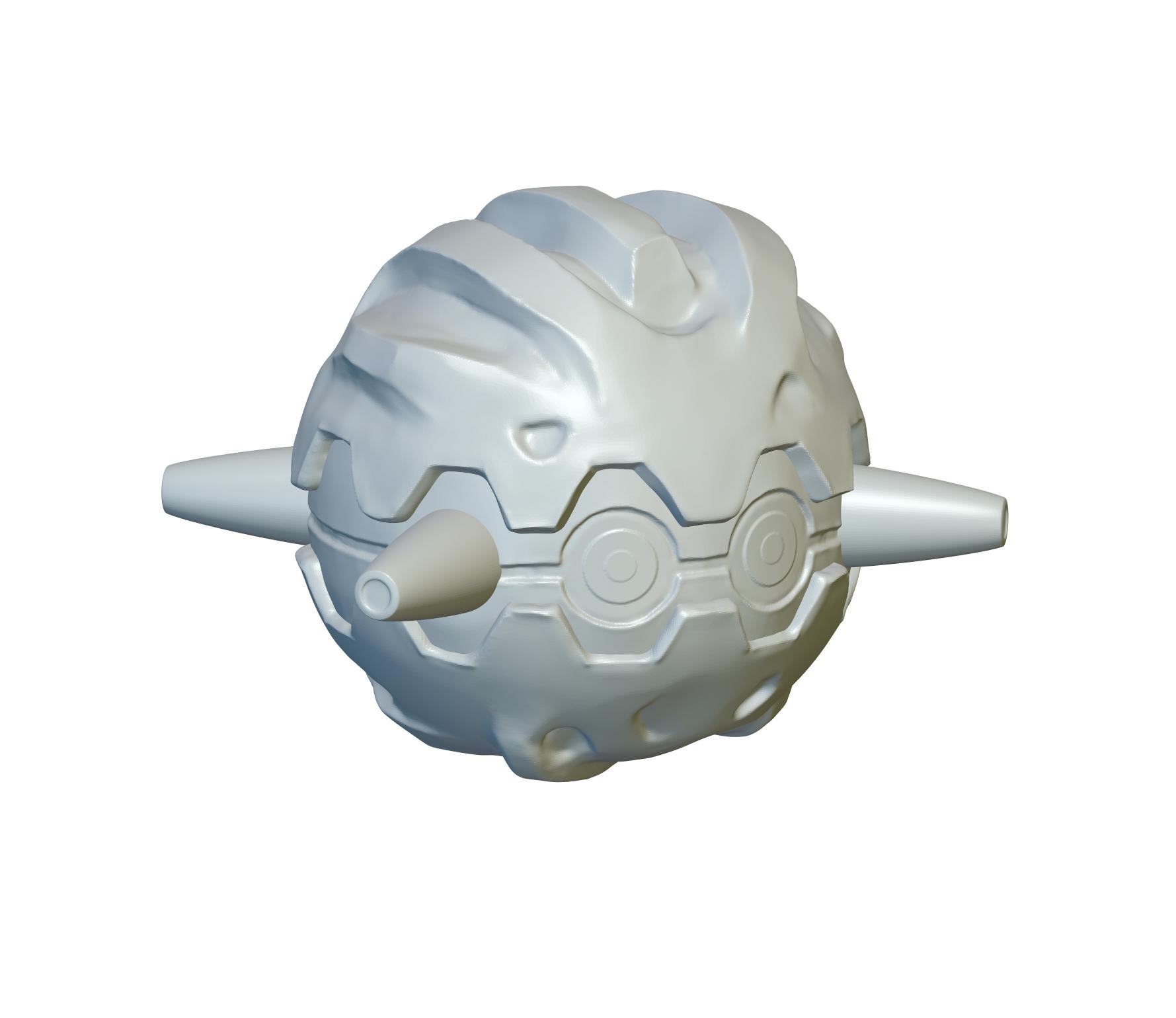 Pokemon Forretress #205 - Optimized for 3D Printing 3d model