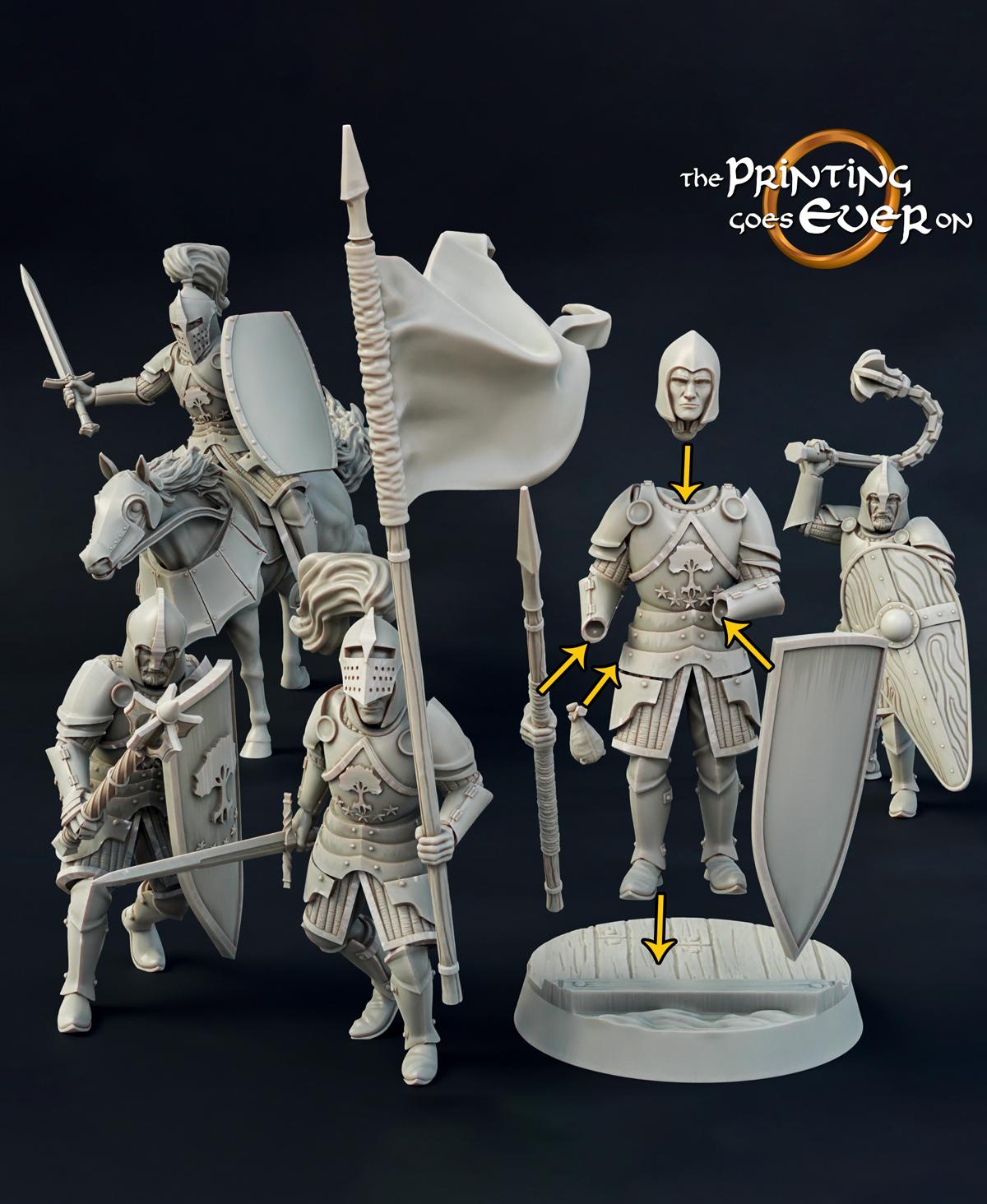 Modular Gonthan Soldiers 3d model