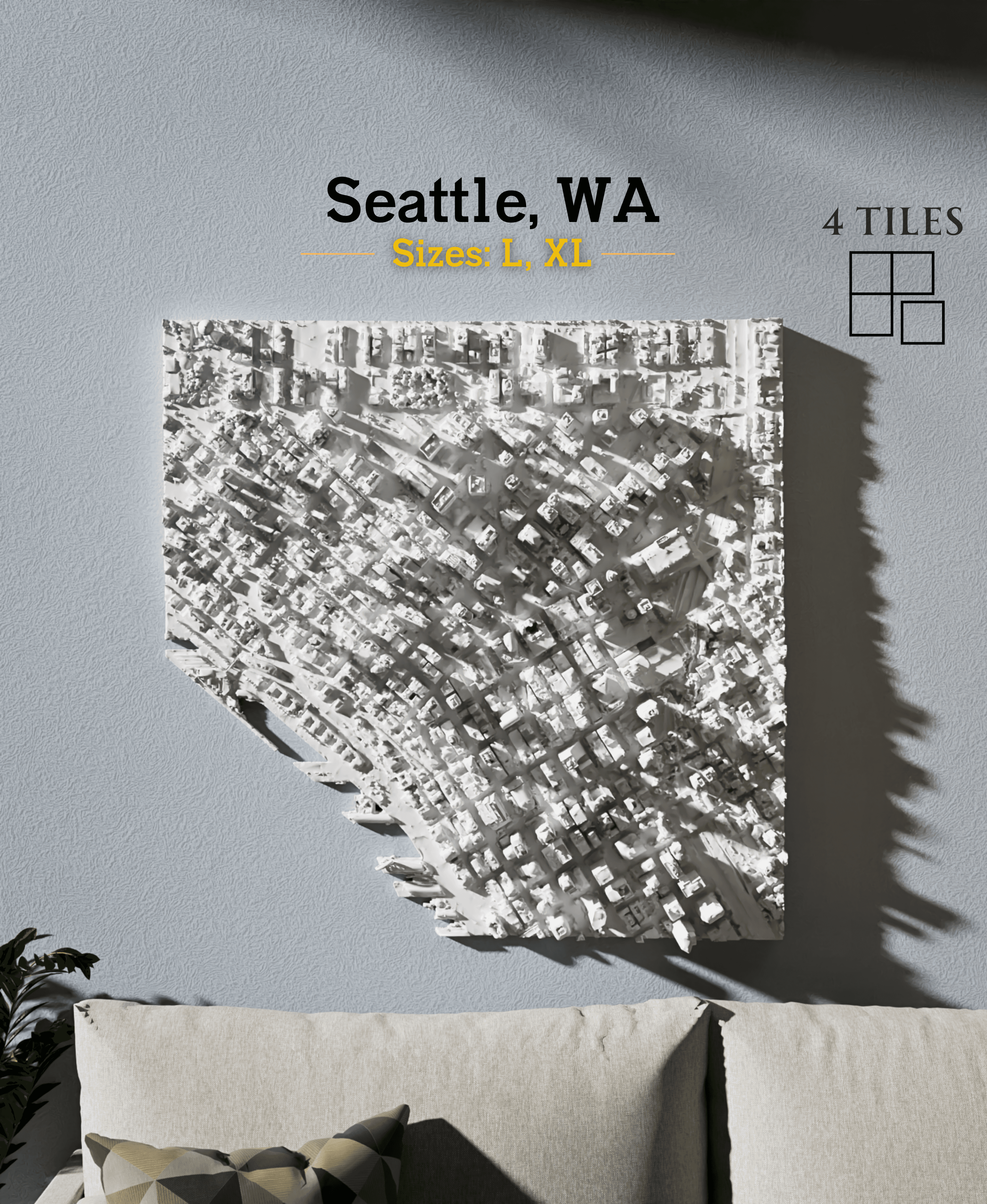 Seattle, WA - Large & Extra Large 3d model