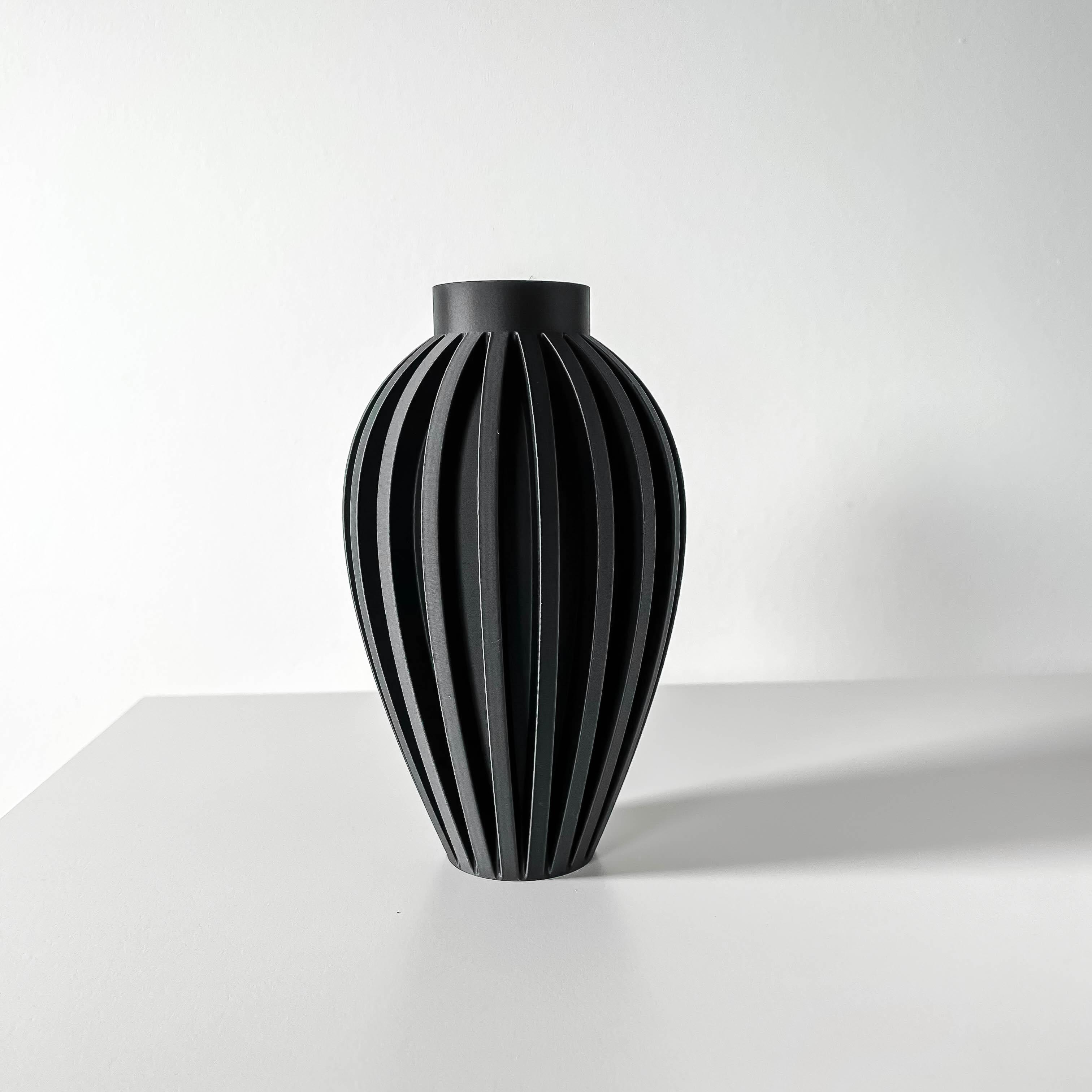 The Busen Vase, Modern and Unique Home Decor for Dried and Preserved Flower Arrangement  | STL File 3d model