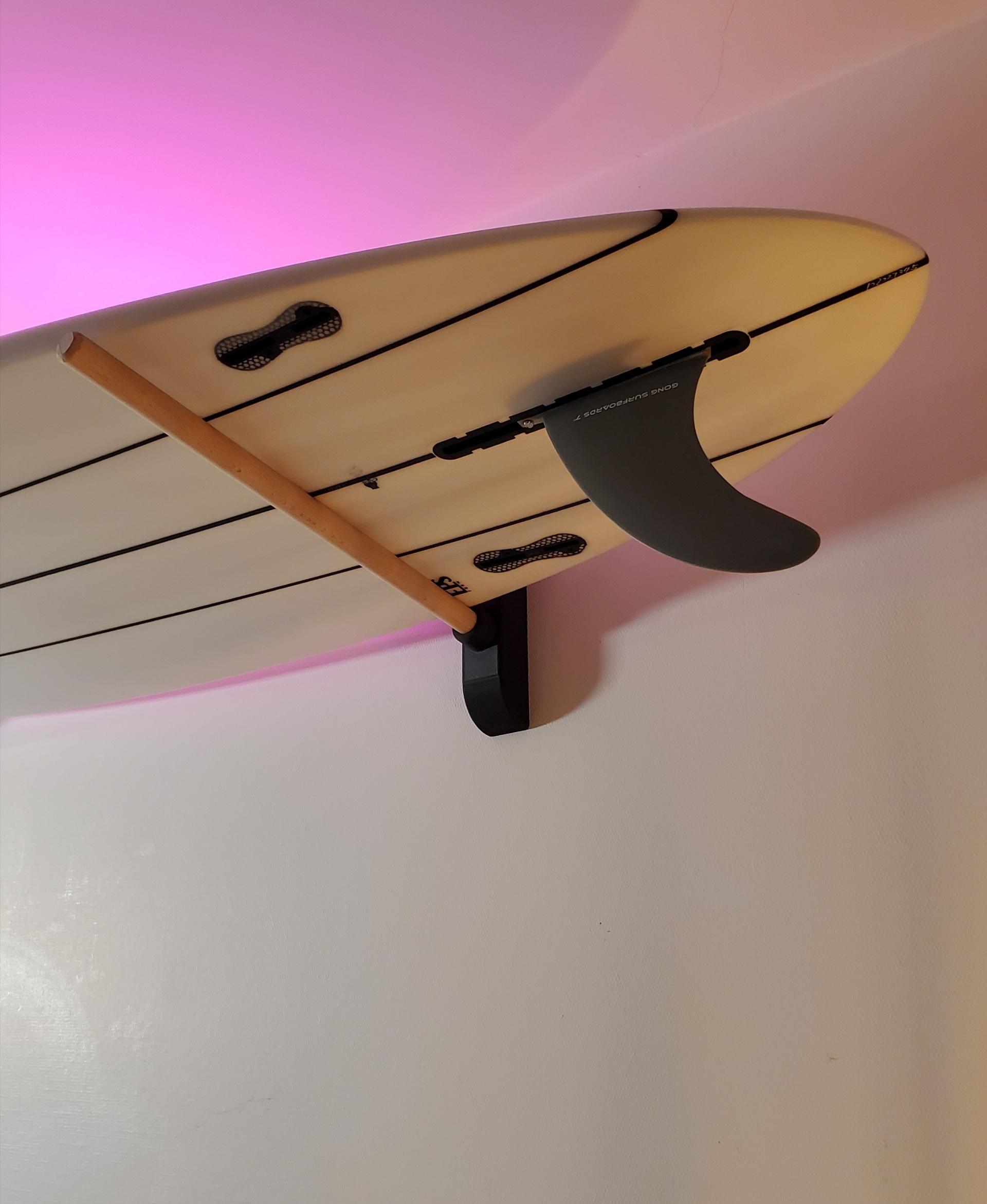 Modular board rack (surf, SUP, wing, ski and more) wall mounted  3d model