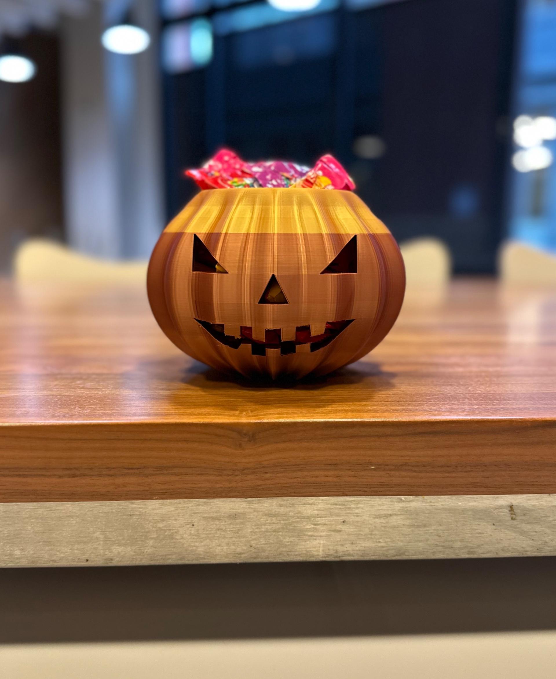 Pumpkin Candy Jar 3d model
