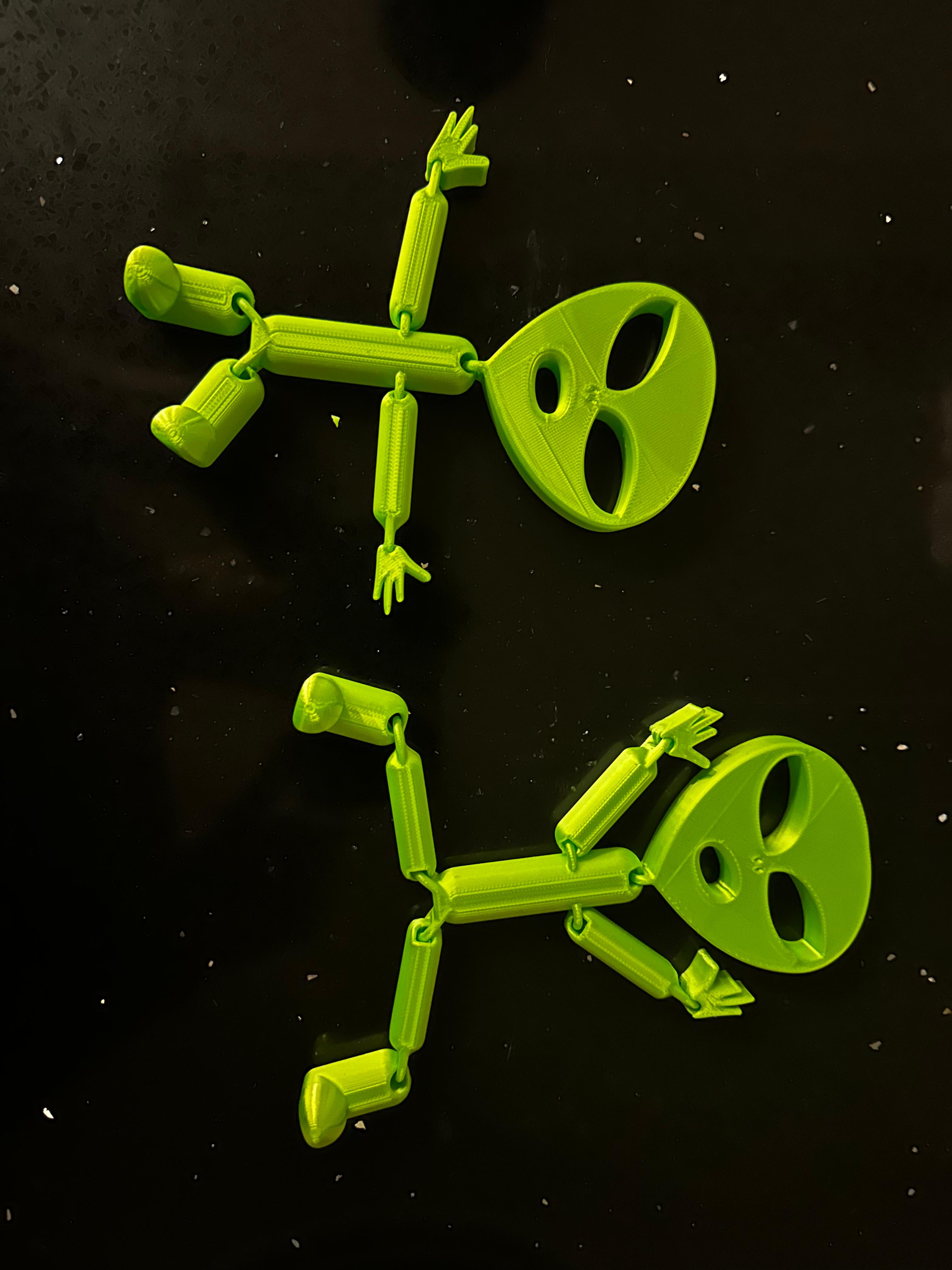 Fidget alien v1 3d model