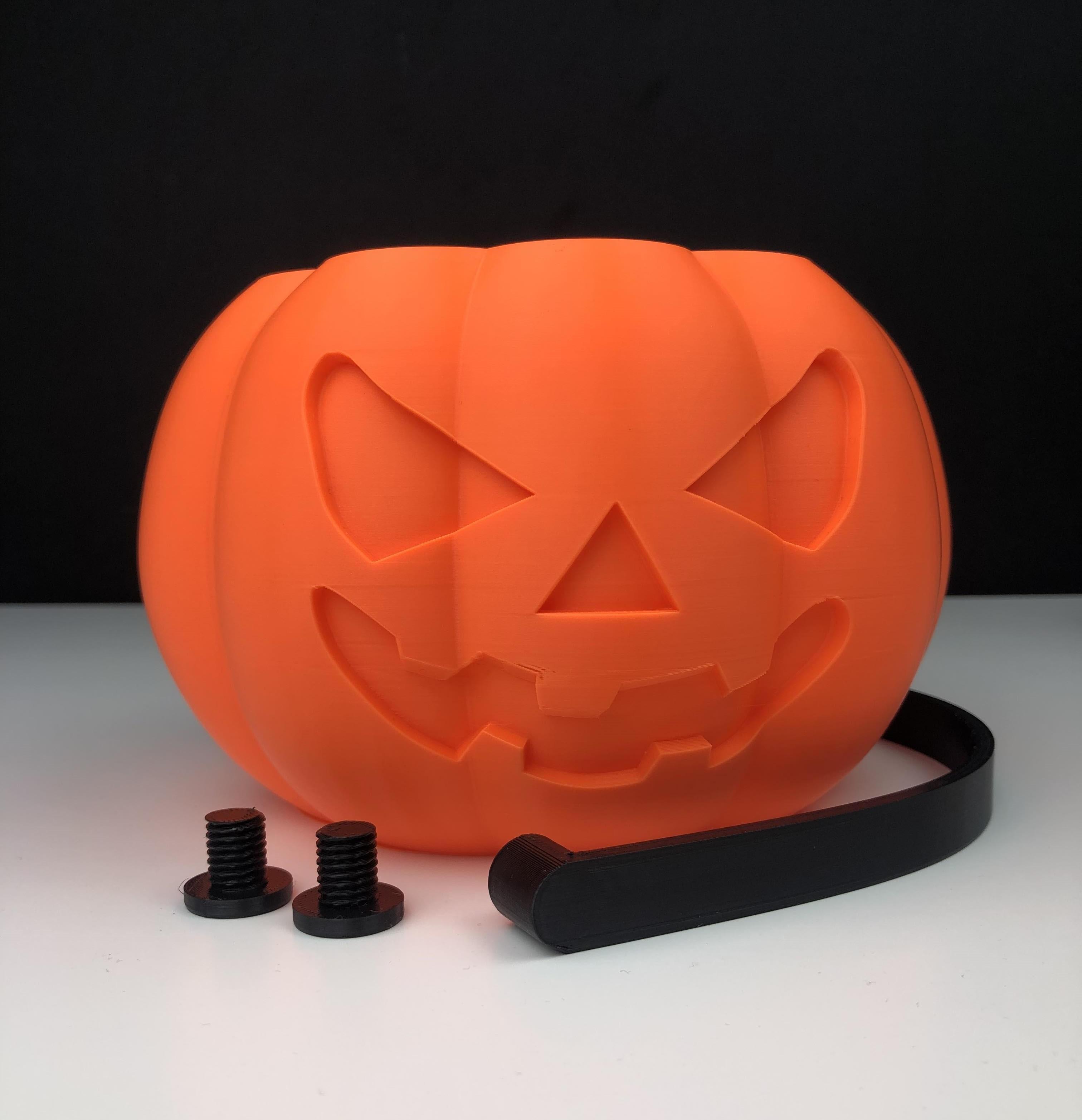 Halloween Pumpkin Bucket  3d model