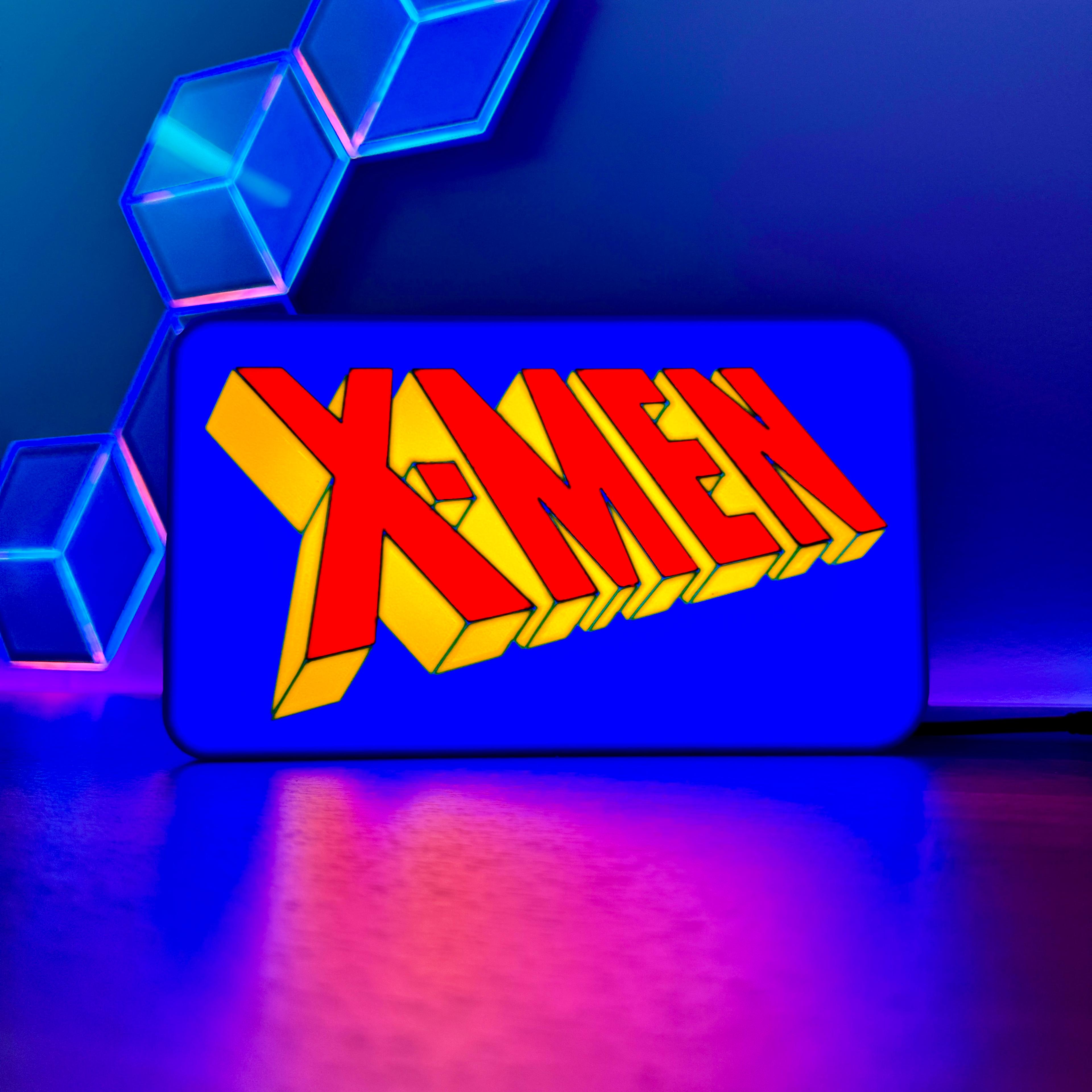 90's X Logo Light Box 3d model