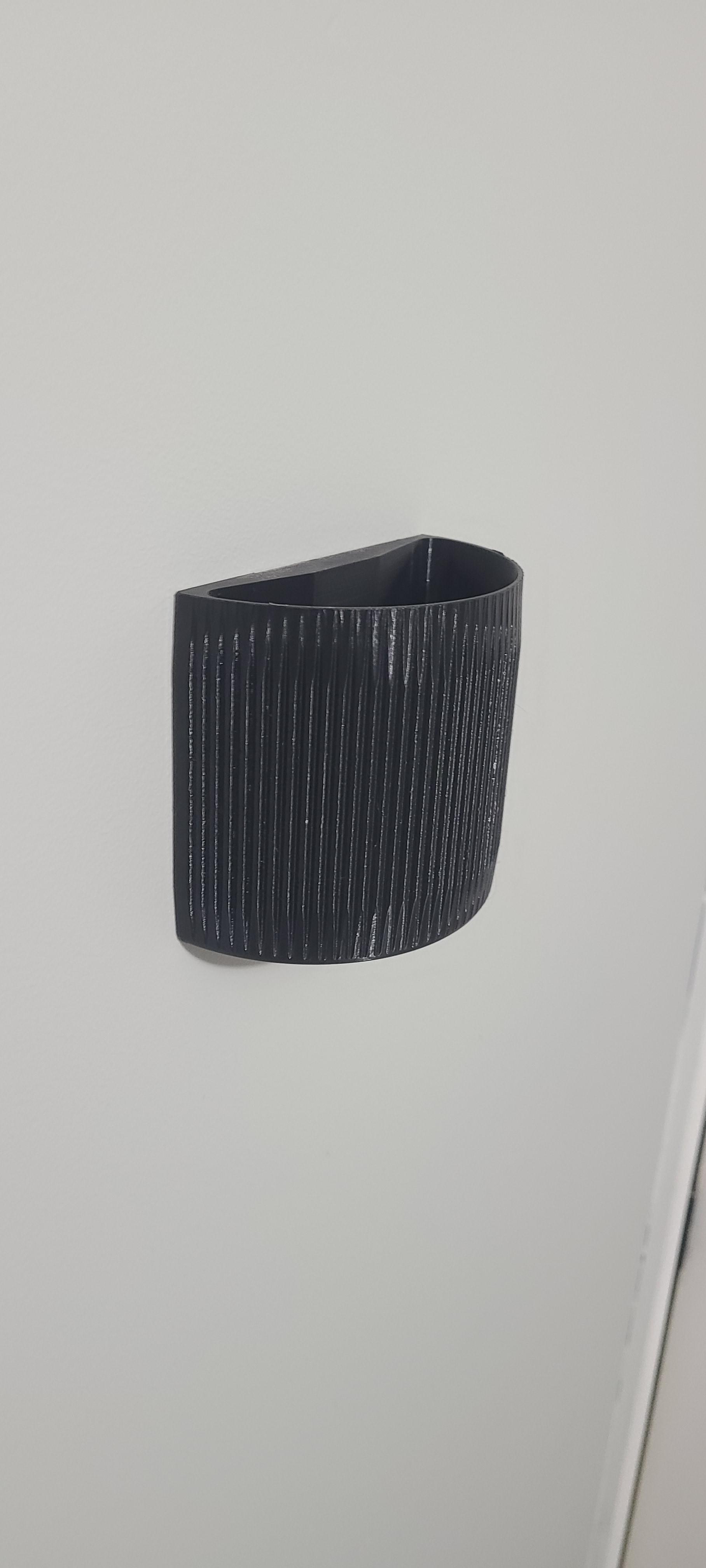 Wall Mounted Planter Fluted Half Moon 3d model