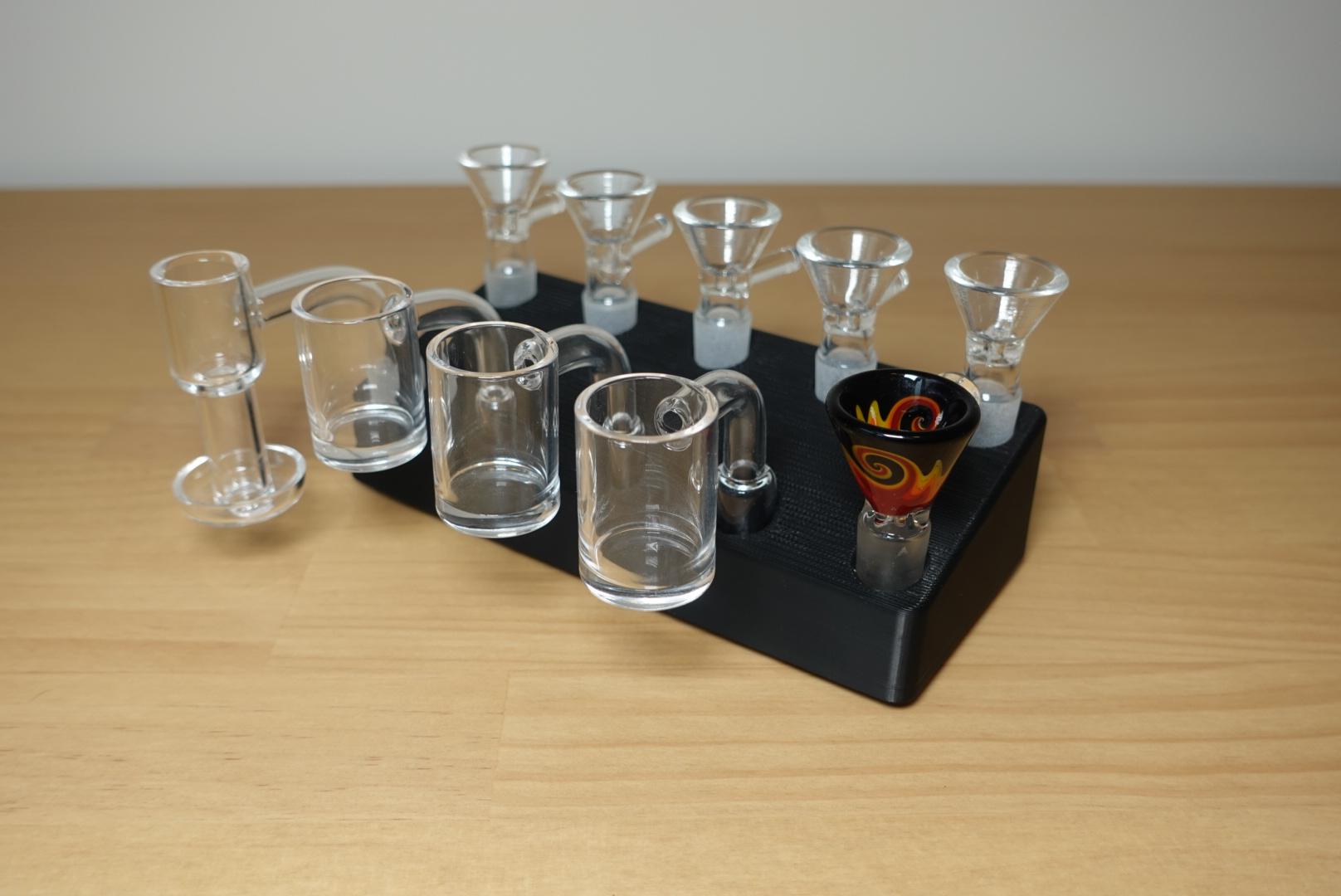 Glass Display Stands (10/14/18mm) 3d model