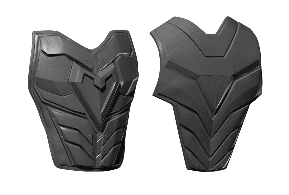 Red Hood Chest Piece 2  3d model