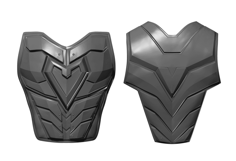 Red Hood Chest Piece 2  3d model