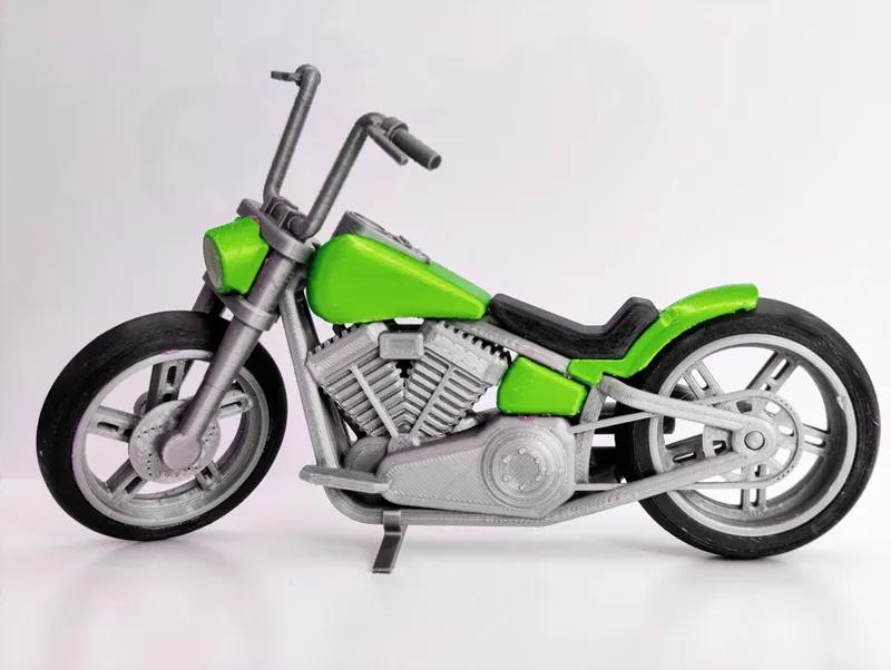 HD FAT BOY - MOTORCYCLE  3d model