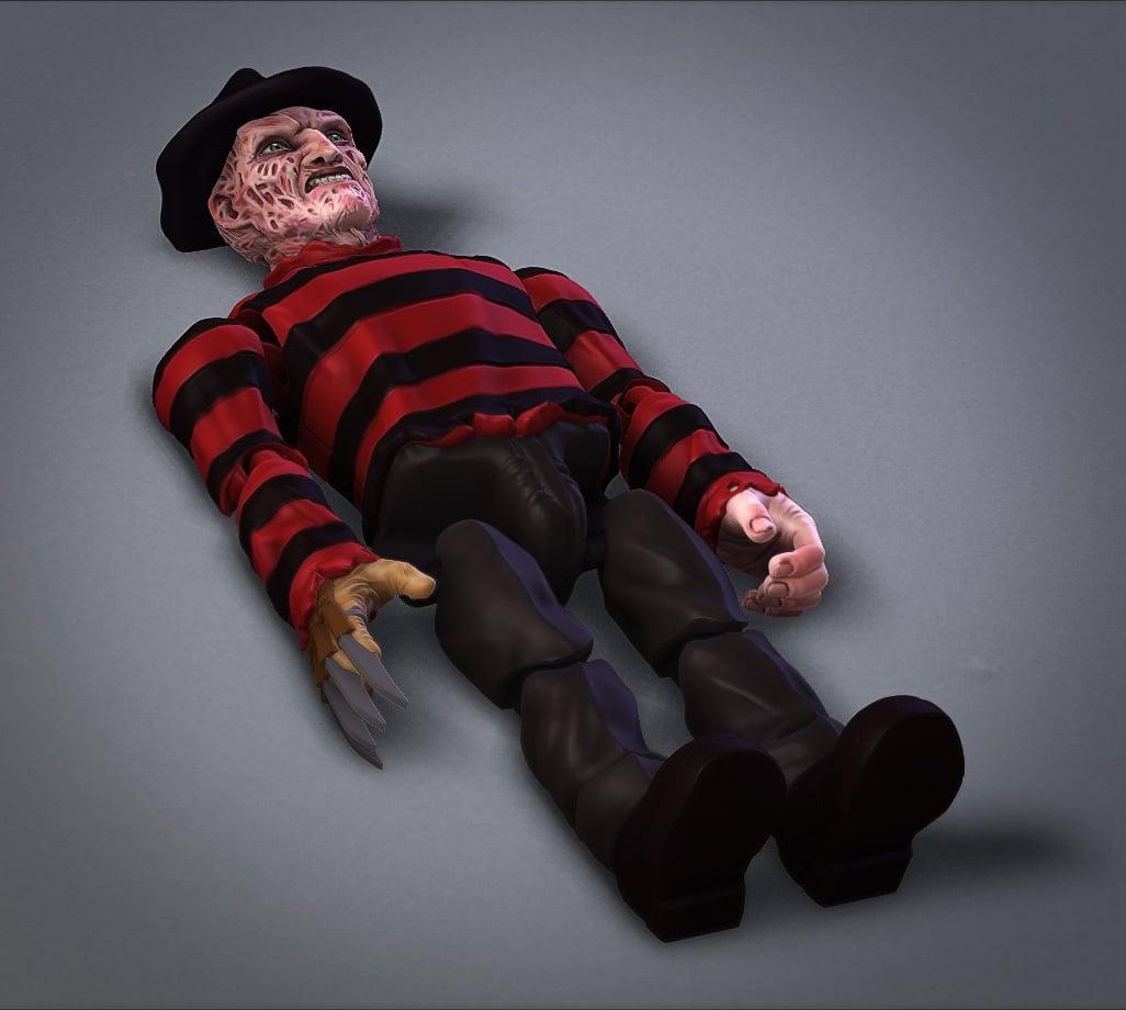 Flexi Freddy Kruger 3d model