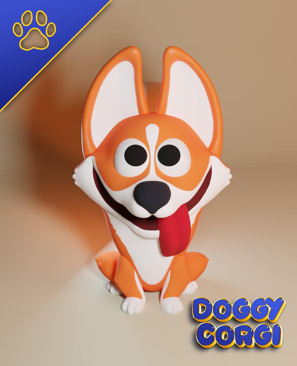 Doggy Corgi 3d model