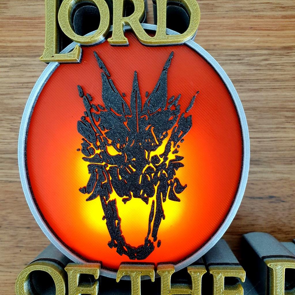 Lord of the Rings Lamp 3d model
