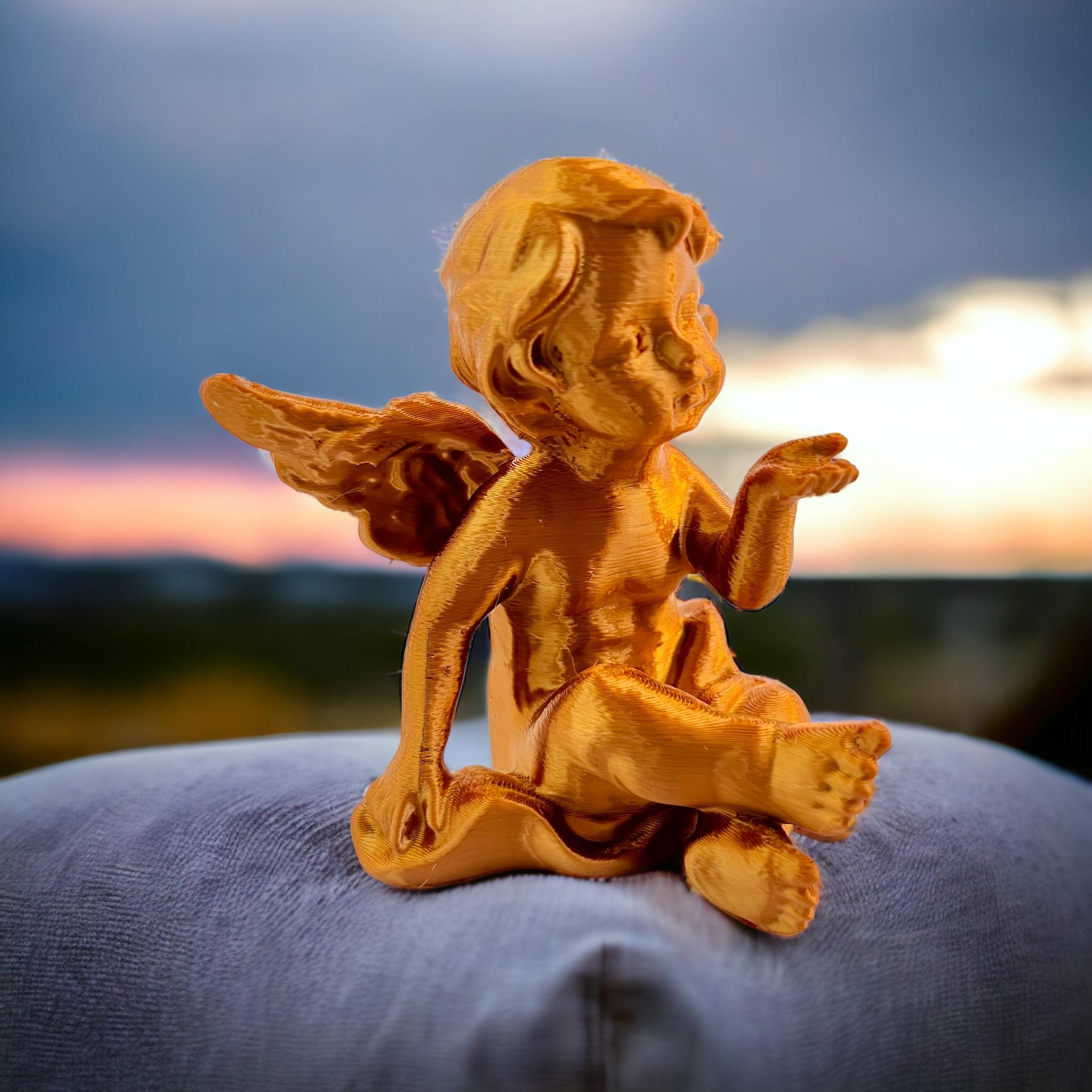 Cherub kiss 3d model