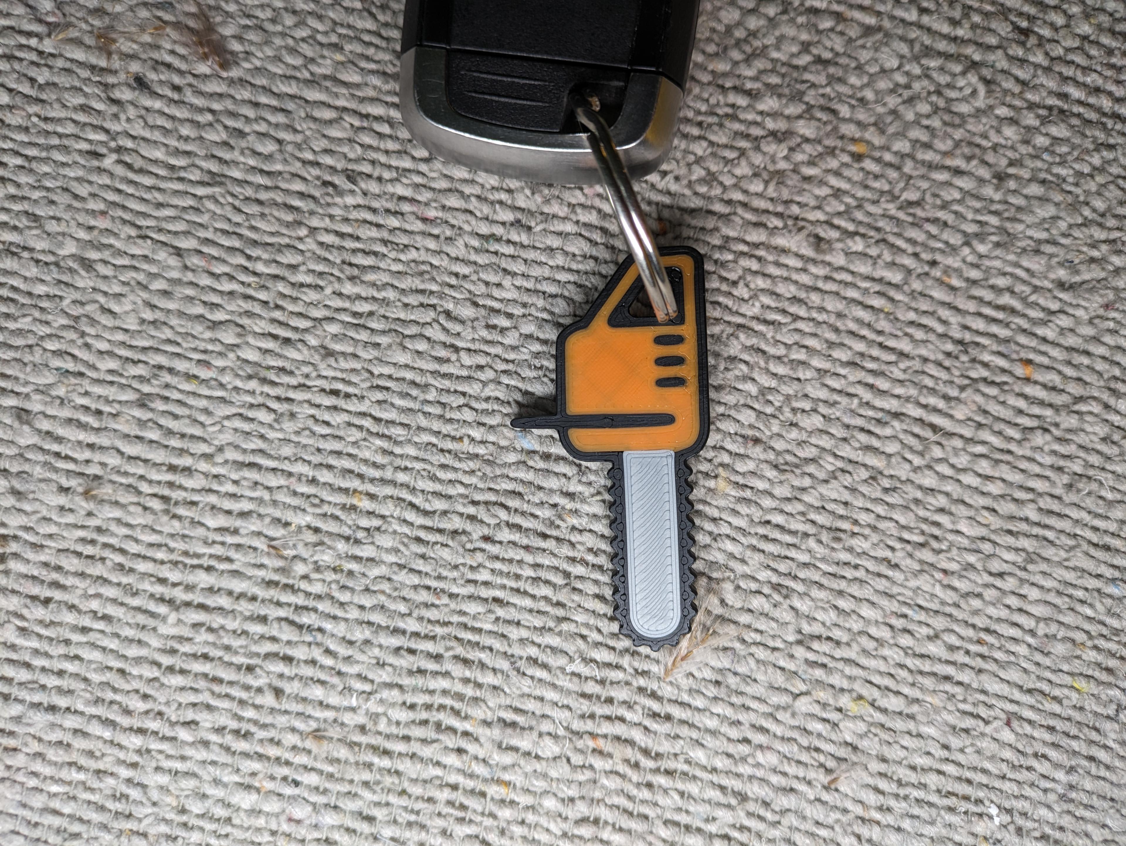 Chainsaw Keychain 3d model
