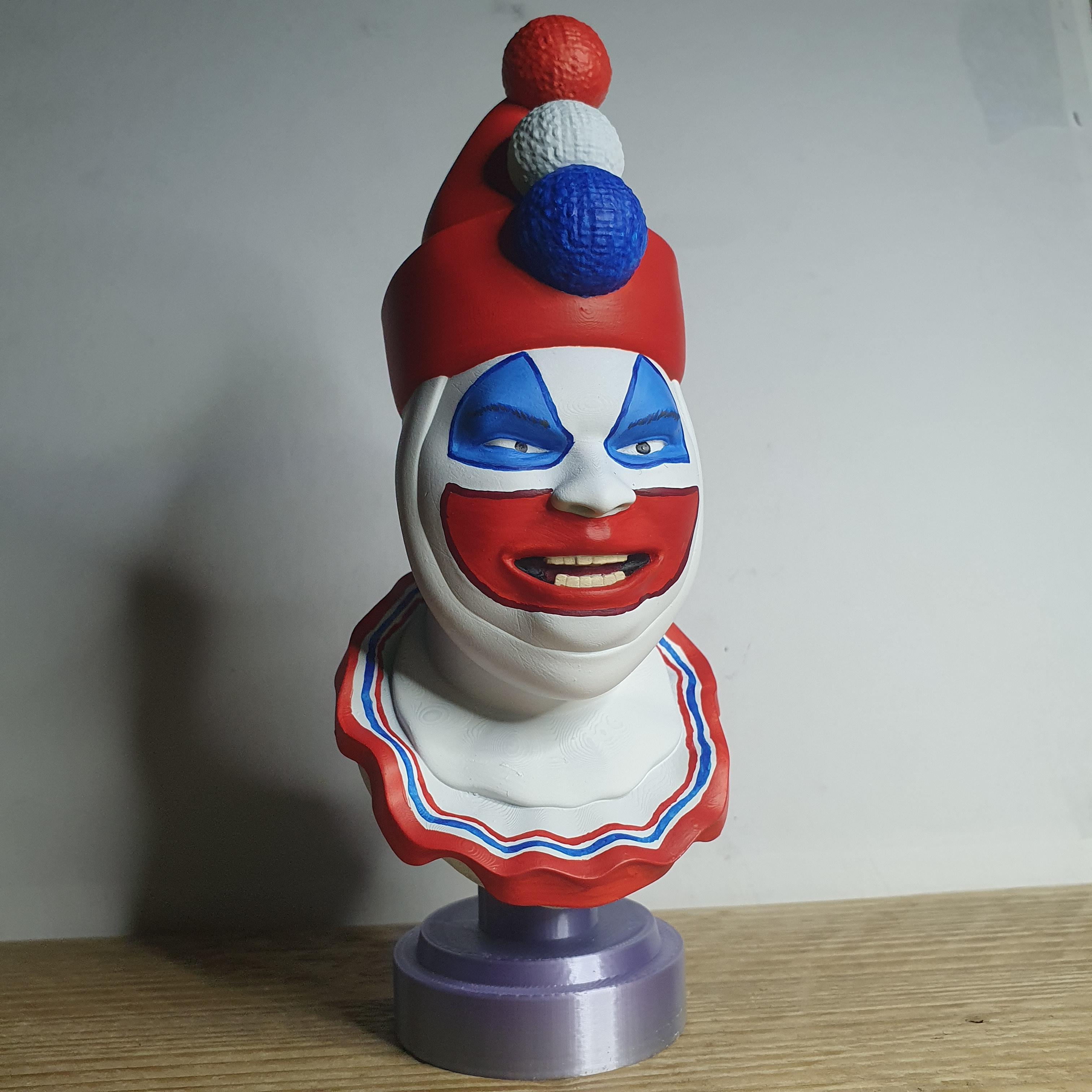 Pogo The Clown Bust  3d model
