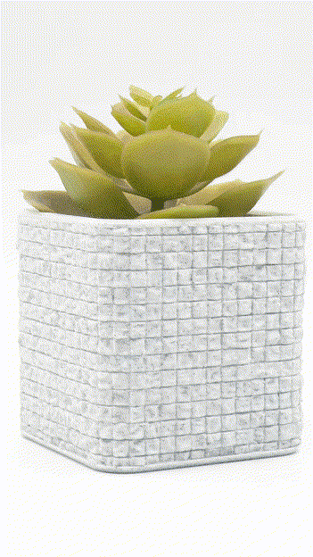 Mosaic Planter 3d model