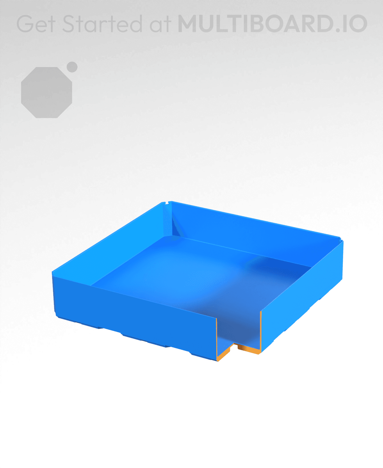 3x3x0.75 - Bin - Multibin Insert 3d model