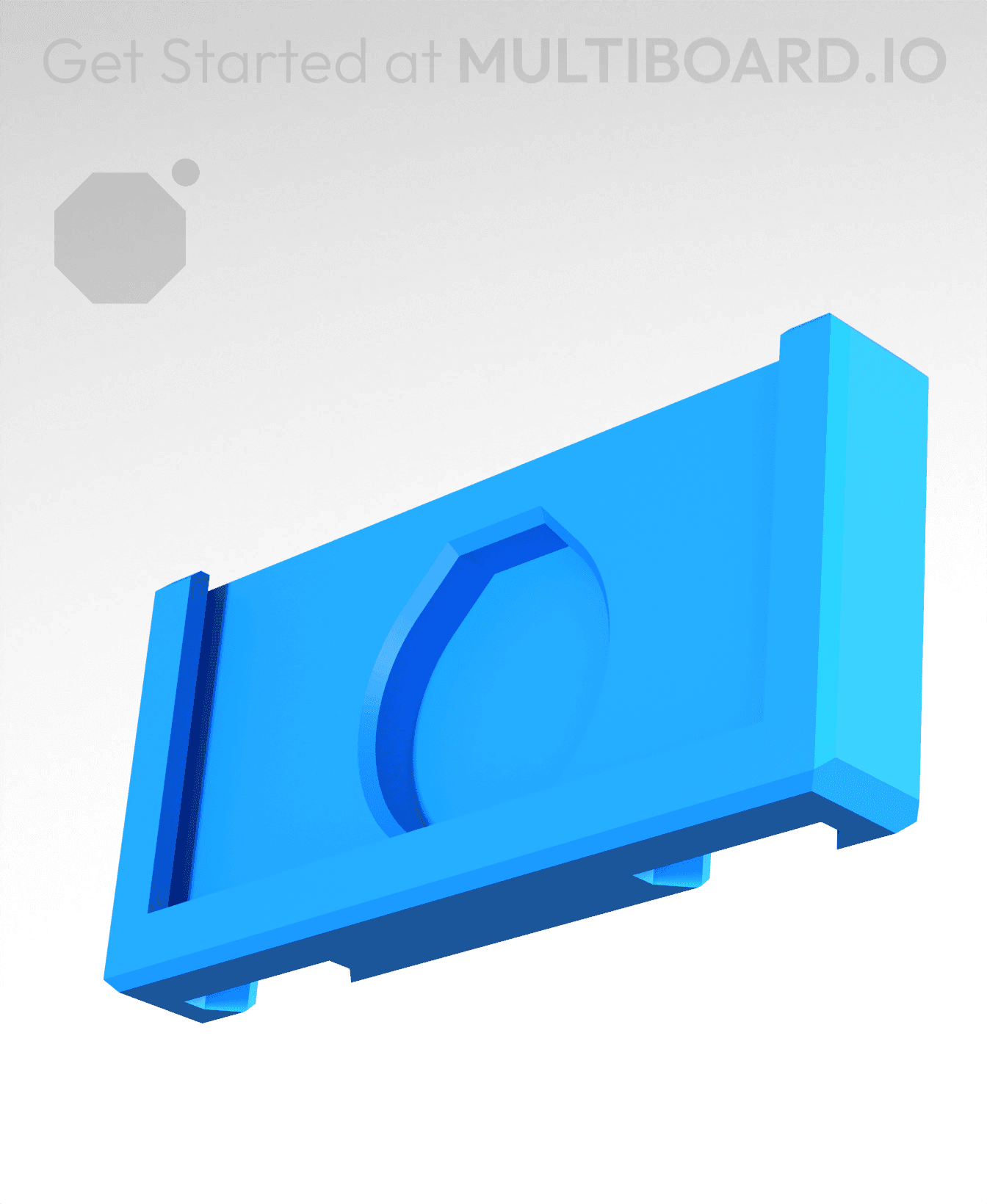 1L Universal Label Holder 3d model