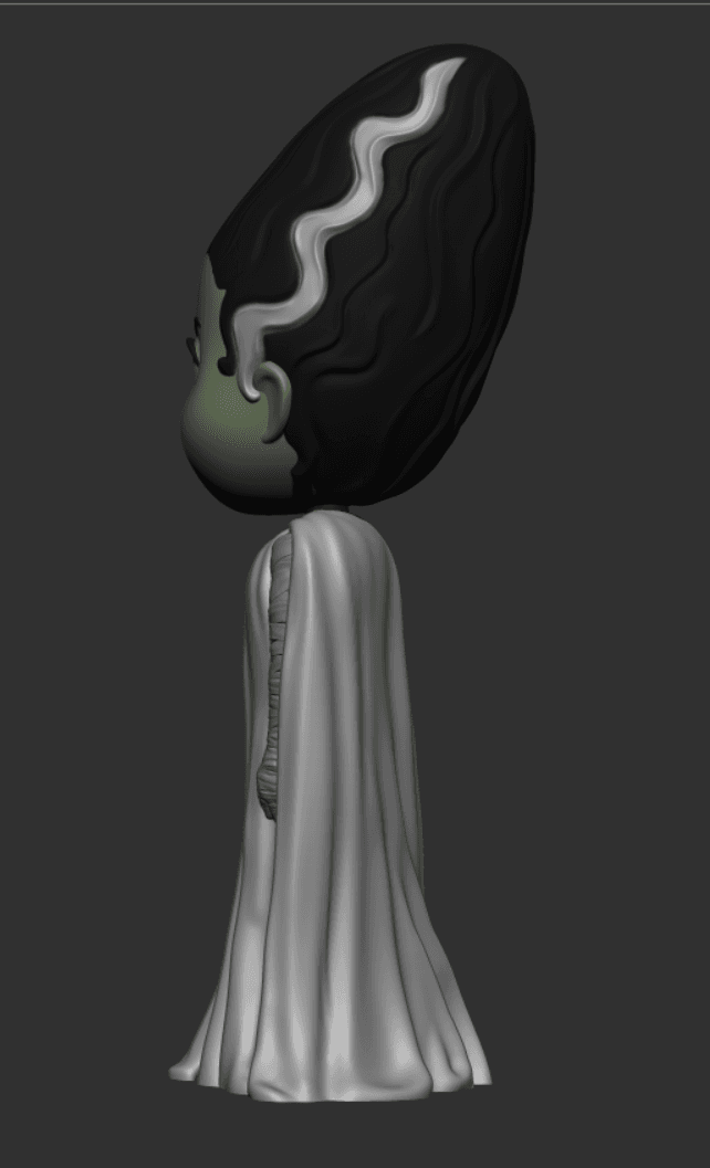 Little Big Head- Bride of Frankenstein 3d model