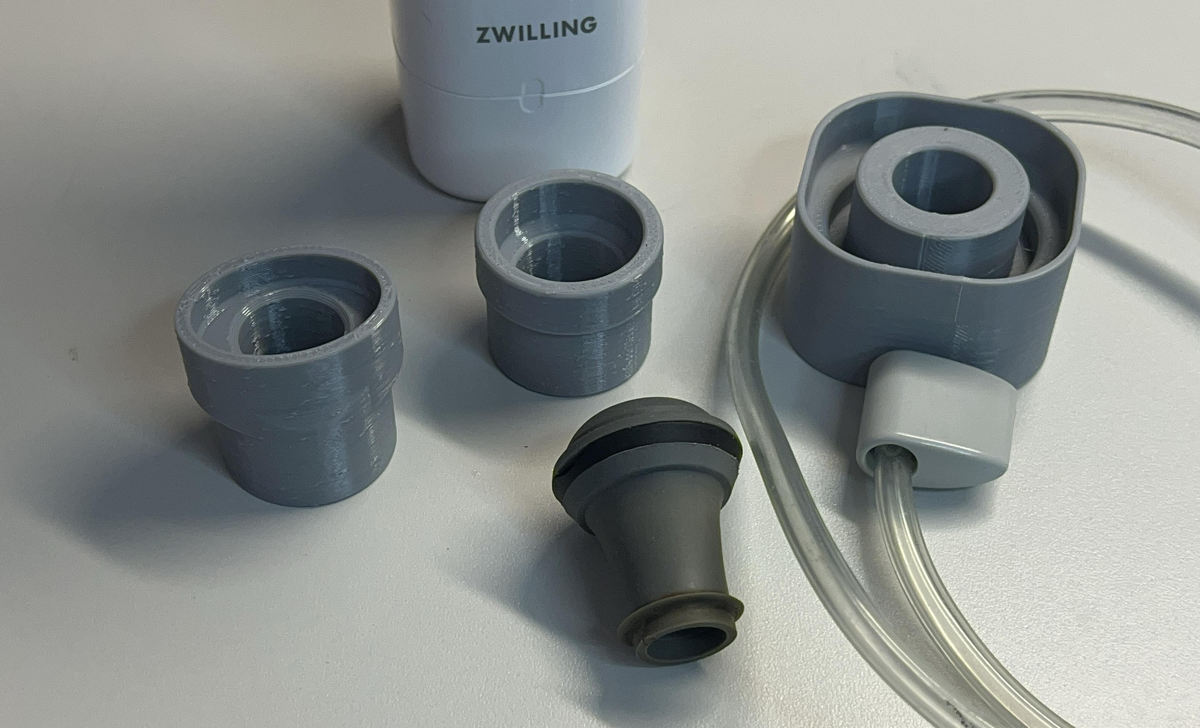 Zwilling Fresh & Save adapters for FoodSaver containers and VacuVin 3d model
