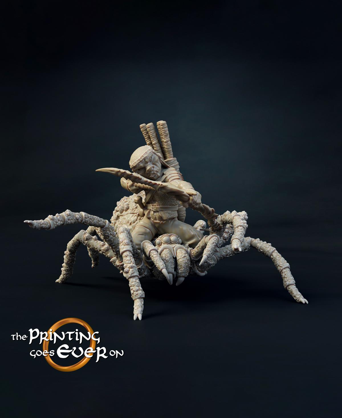 Goblin Spider Riders Set 3d model