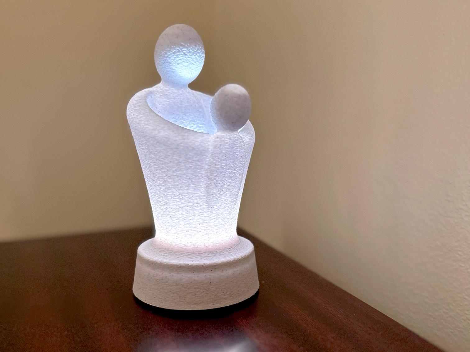 A Mother's Arms, Mother's Day Lighted Sculpture 3d model