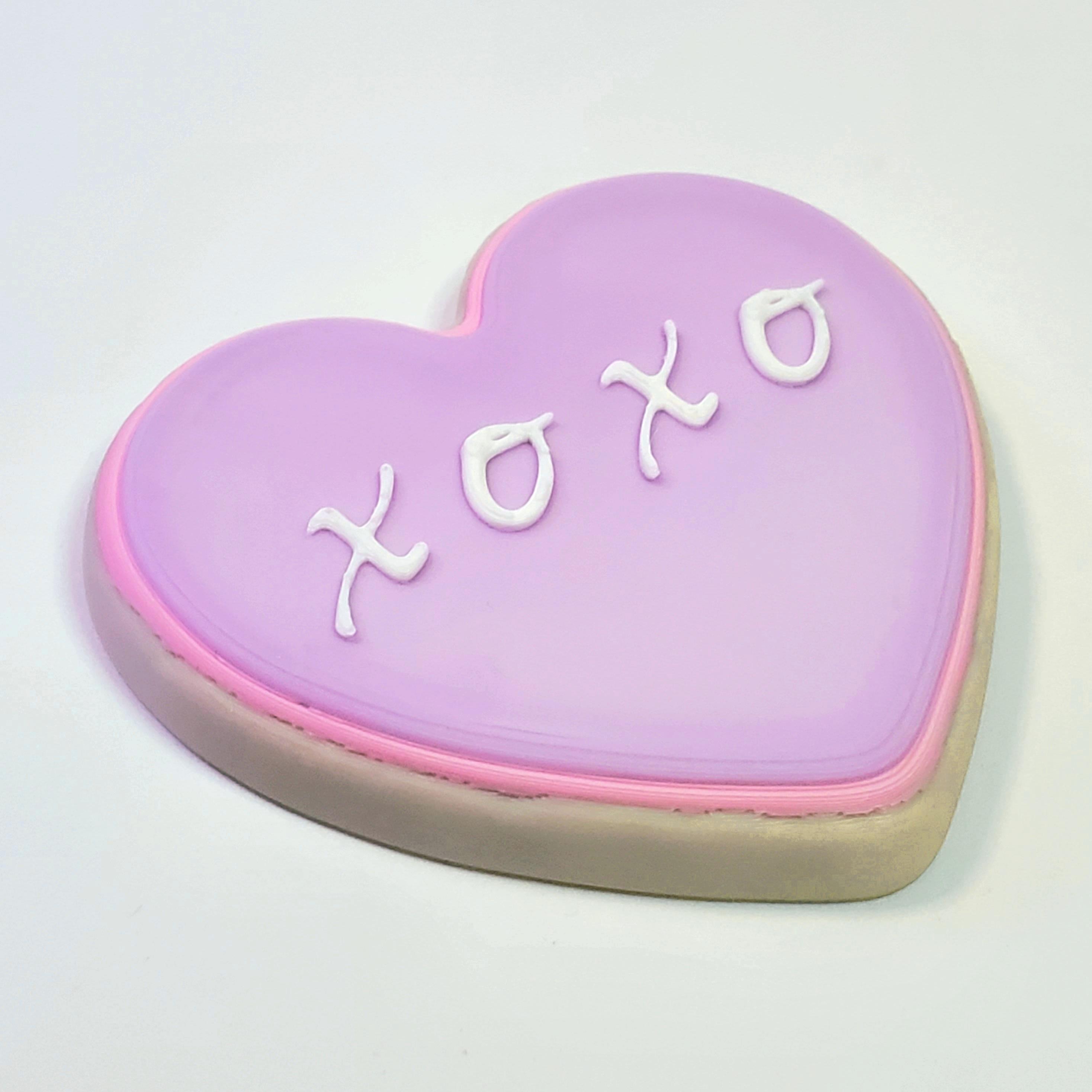 'XOXO' Heart 3d model