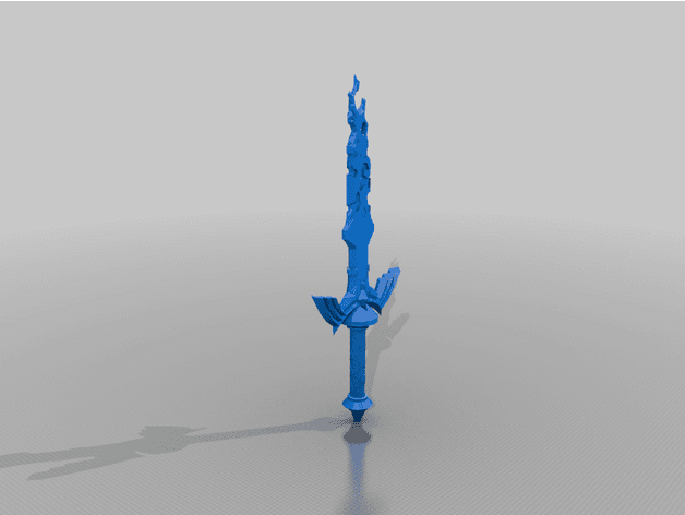 Decayed master sword totk 3d model