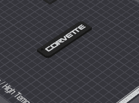 Keychain: Corvette II 3d model