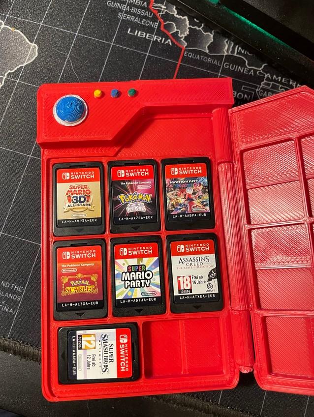 Pokédex Game Cartridge Holder for Nintendo Switch READ DESCRIPTION PLEASE 3d model