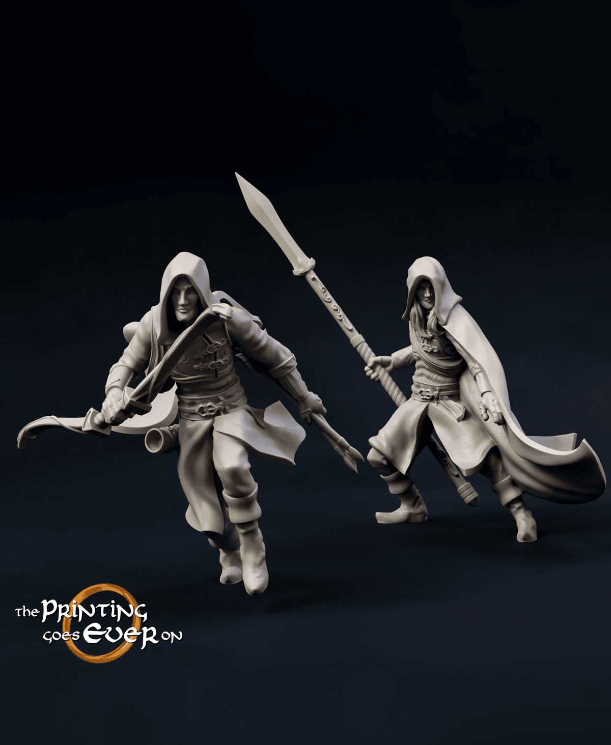 Modular Brightwood Rangers - Presupported 3d model