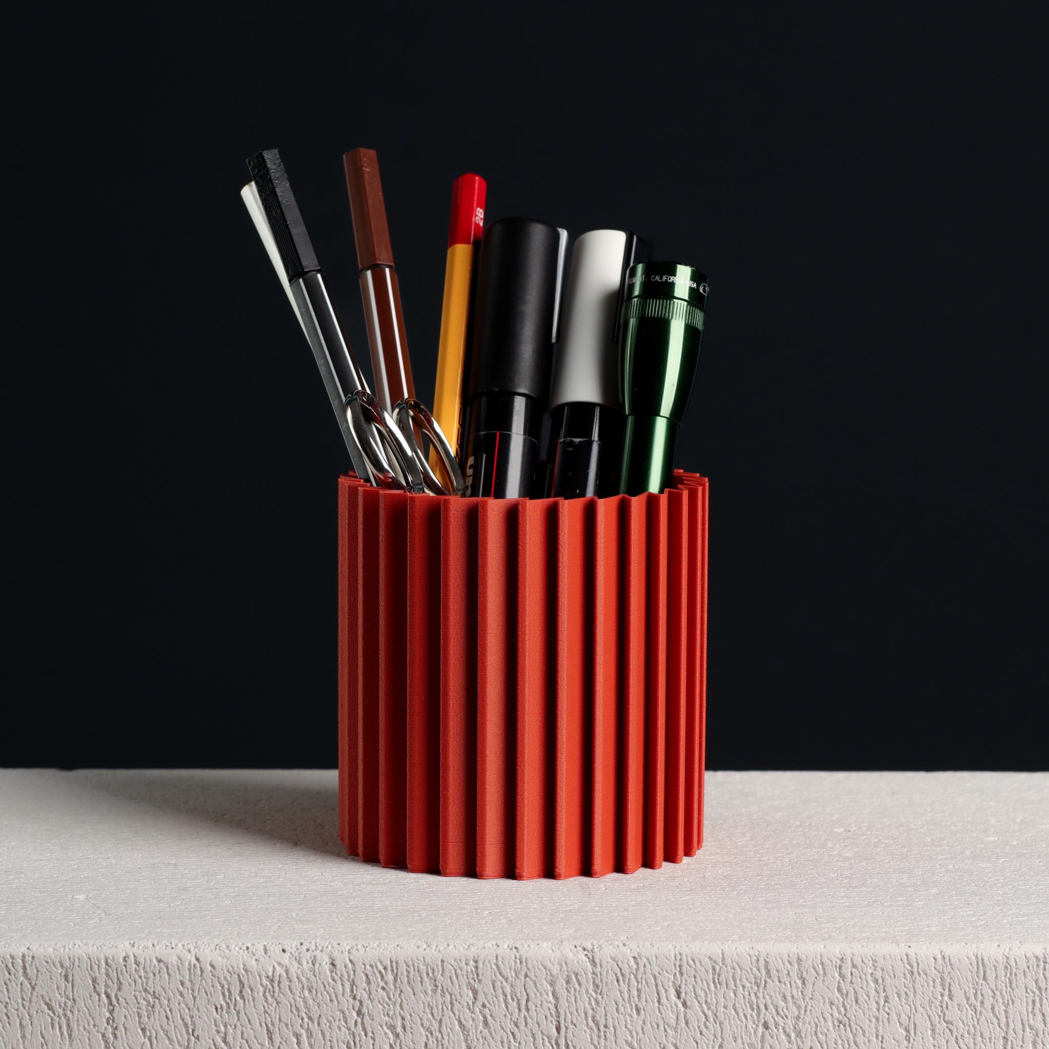  Turbine Pencil Holder, Vase Mode, Slimprint 3d model